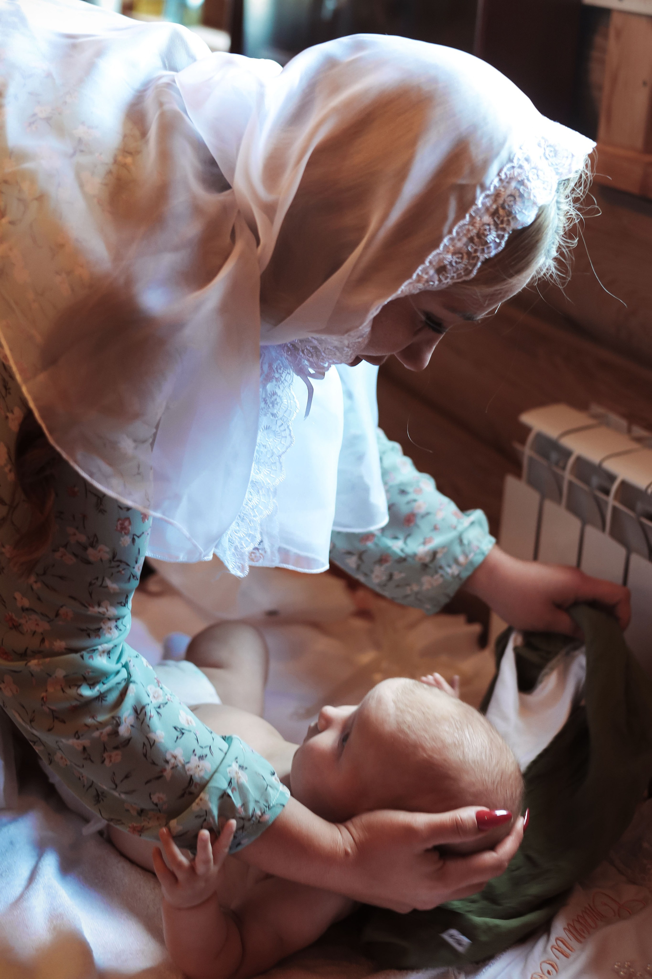 Таинство крещения. Фотограф новорожденных Саратов