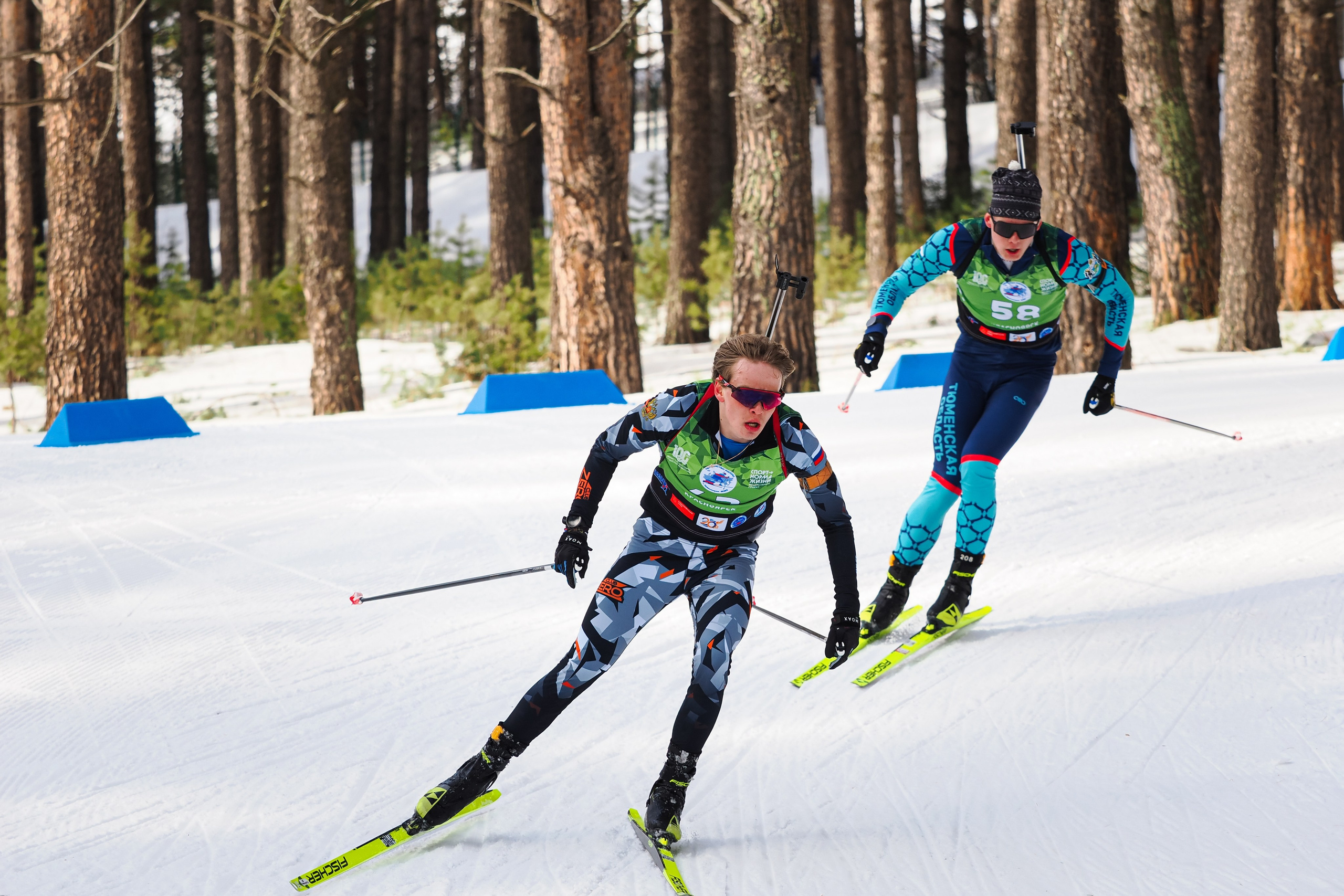Биатлон / Первенство России. Репортажный фотограф Алексей Козьмин