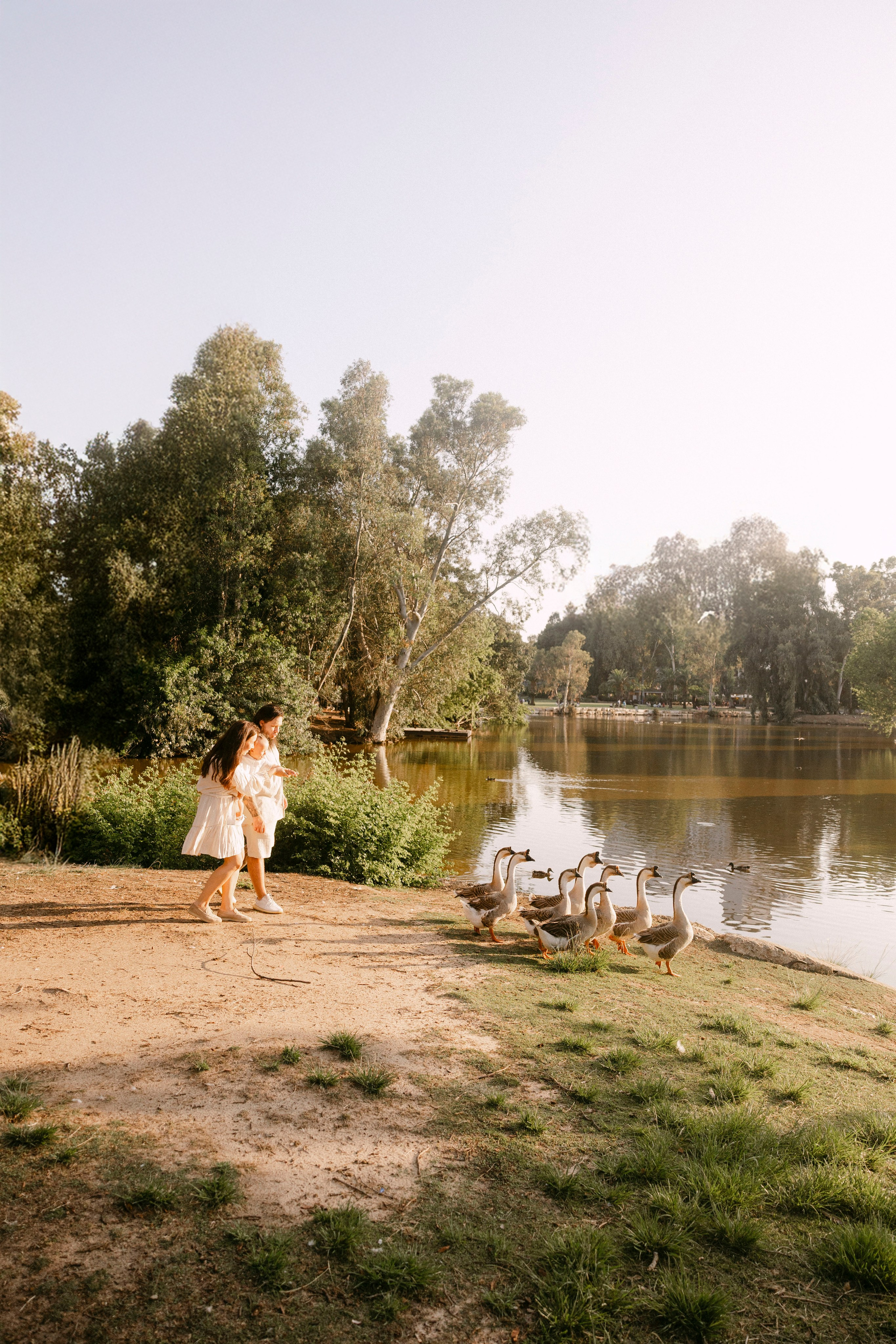 First year photoshoot inside the park (sunset). Wedding and family photographer