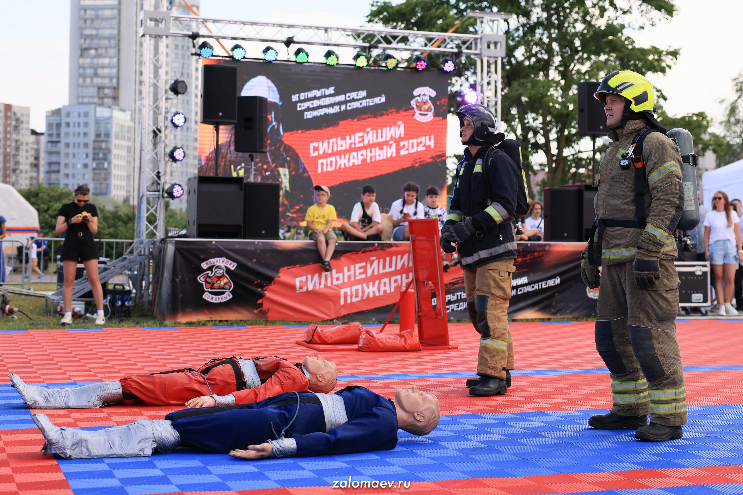 Сильнейший пожарный. Фотограф Александр Заломаев