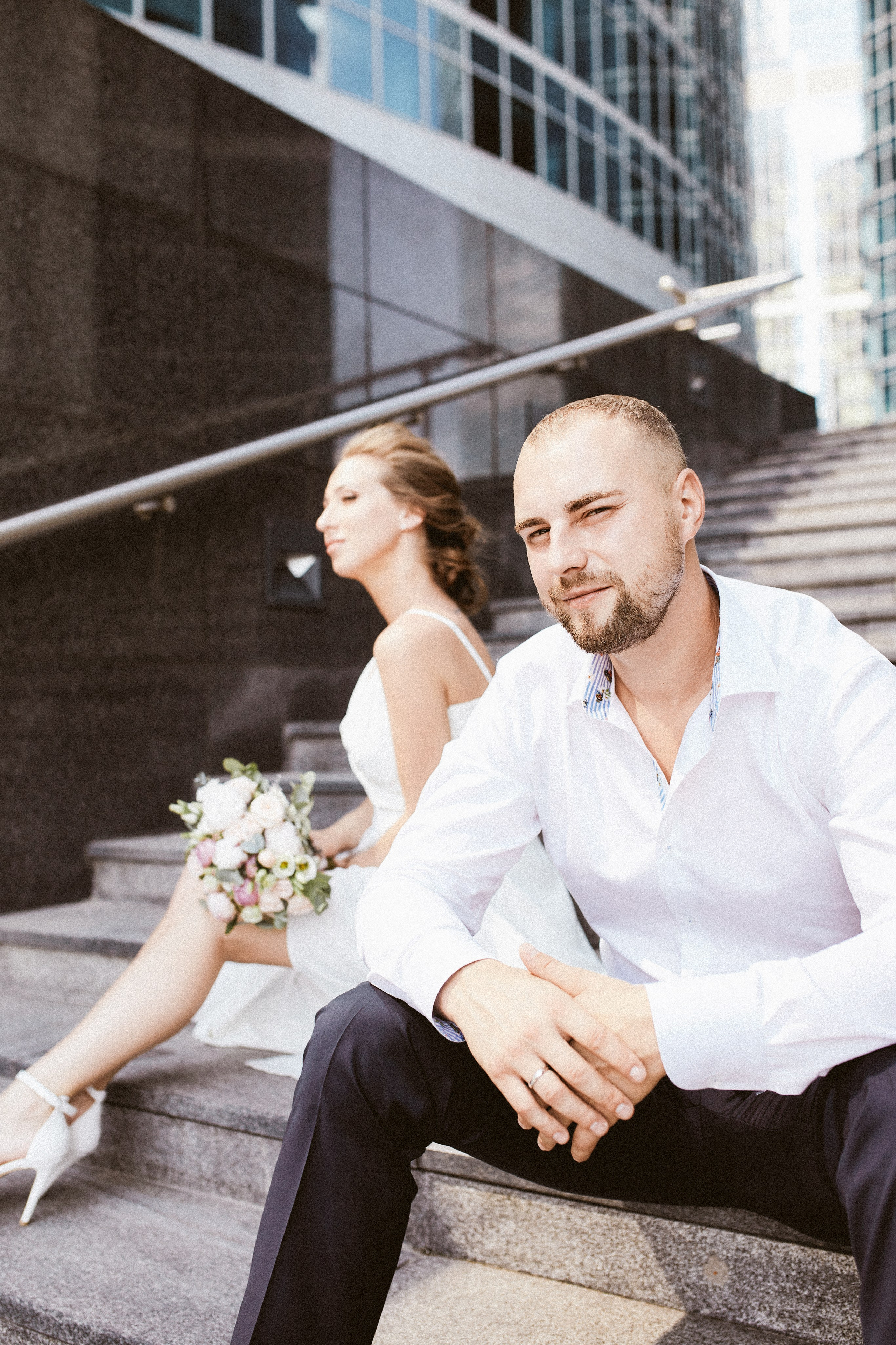 Свадьба в Сити. Портретный фотограф в Москве Мария Варлей