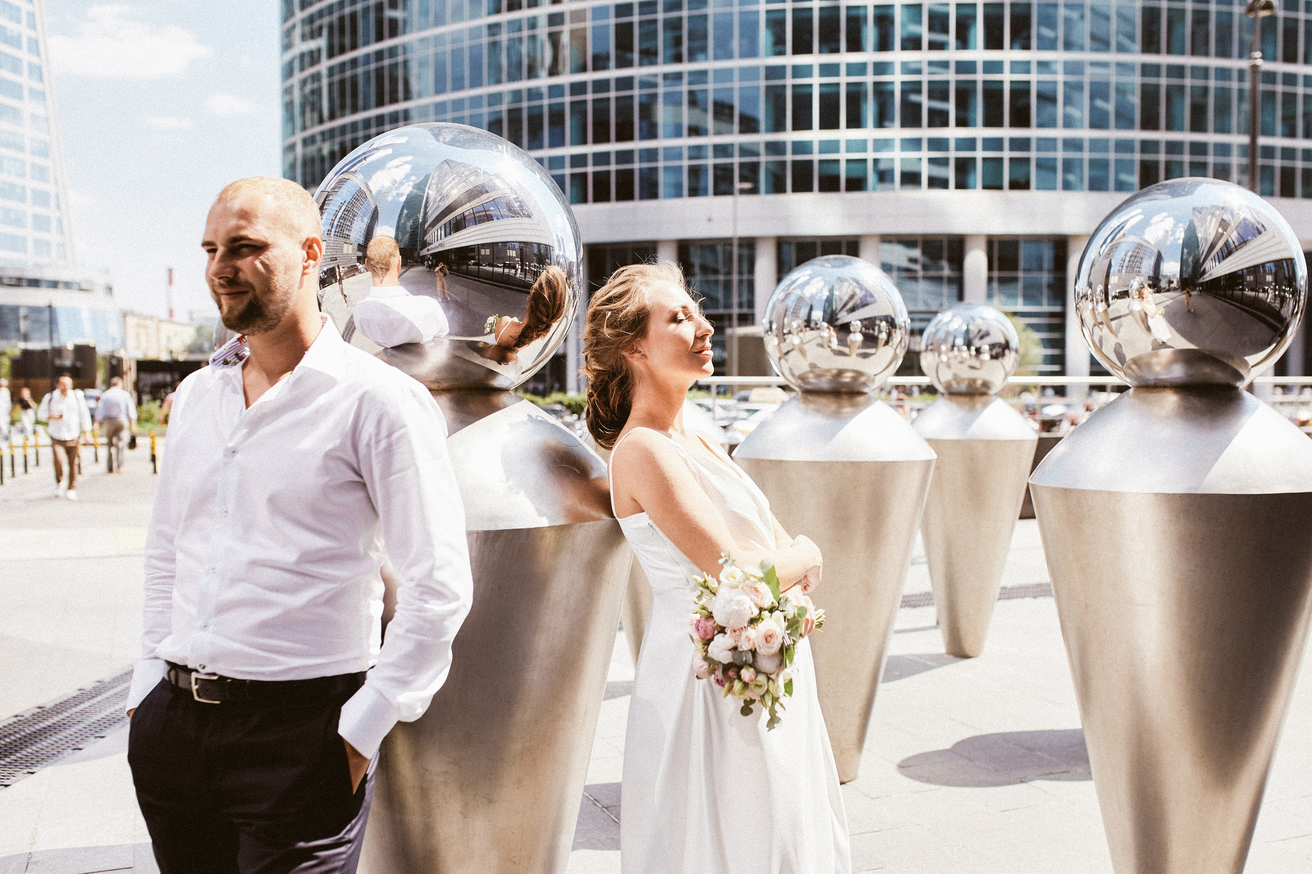Свадьба в Сити. Портретный фотограф в Москве Мария Варлей