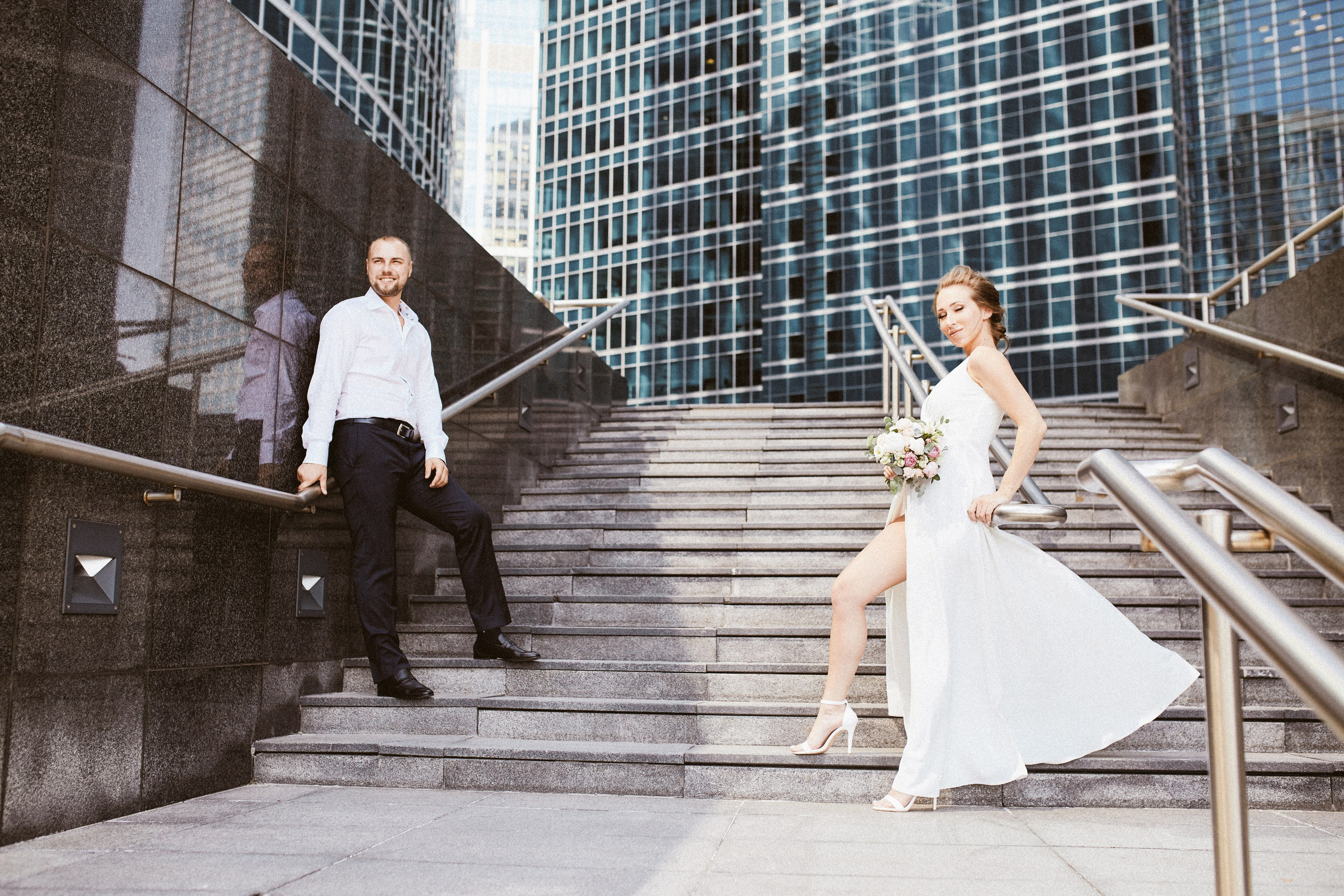 Свадьба в Сити. Портретный фотограф в Москве Мария Варлей