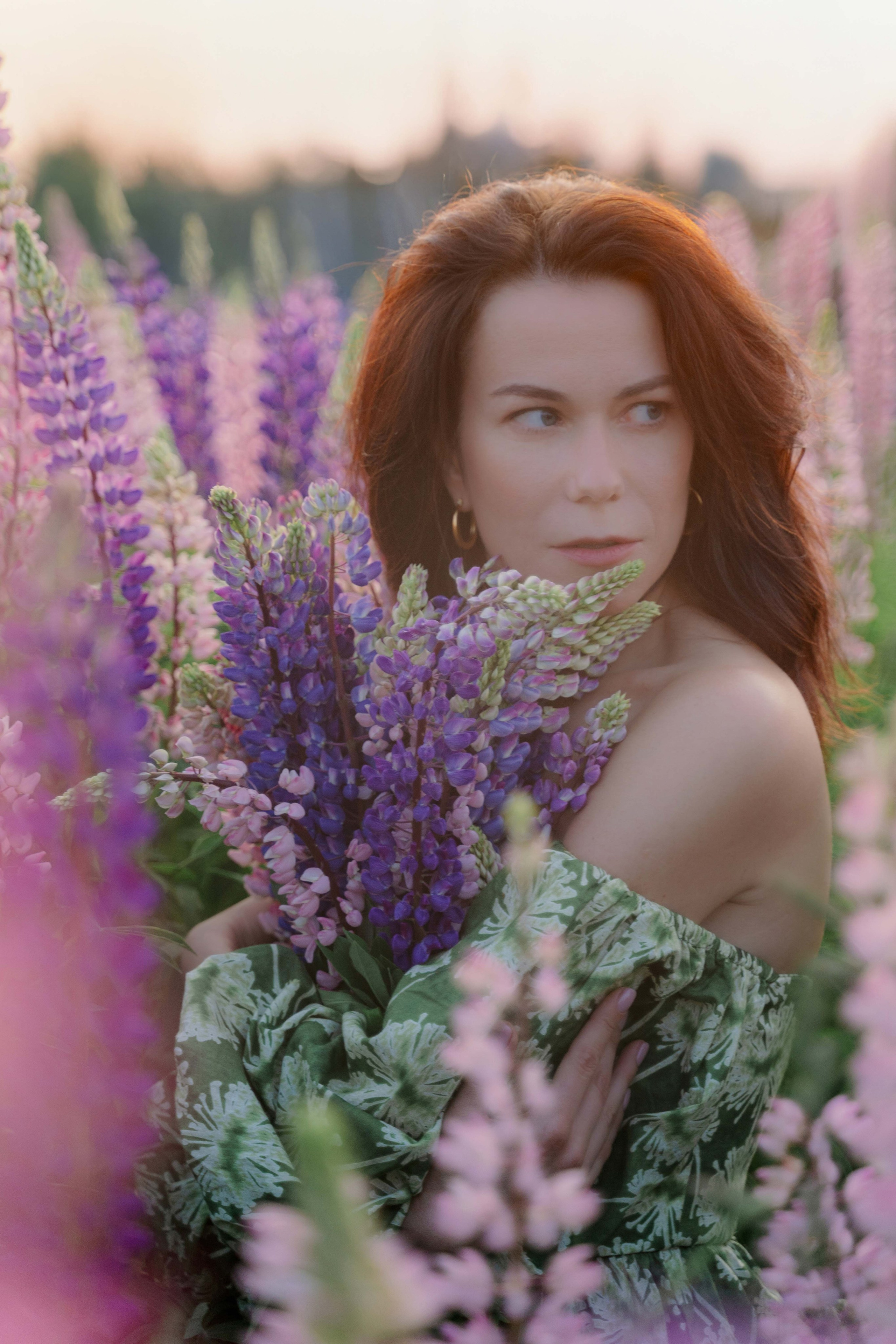 Наташа и люпины. Фотограф и видеограф в Москве и Абу Даби Мария Кулагина