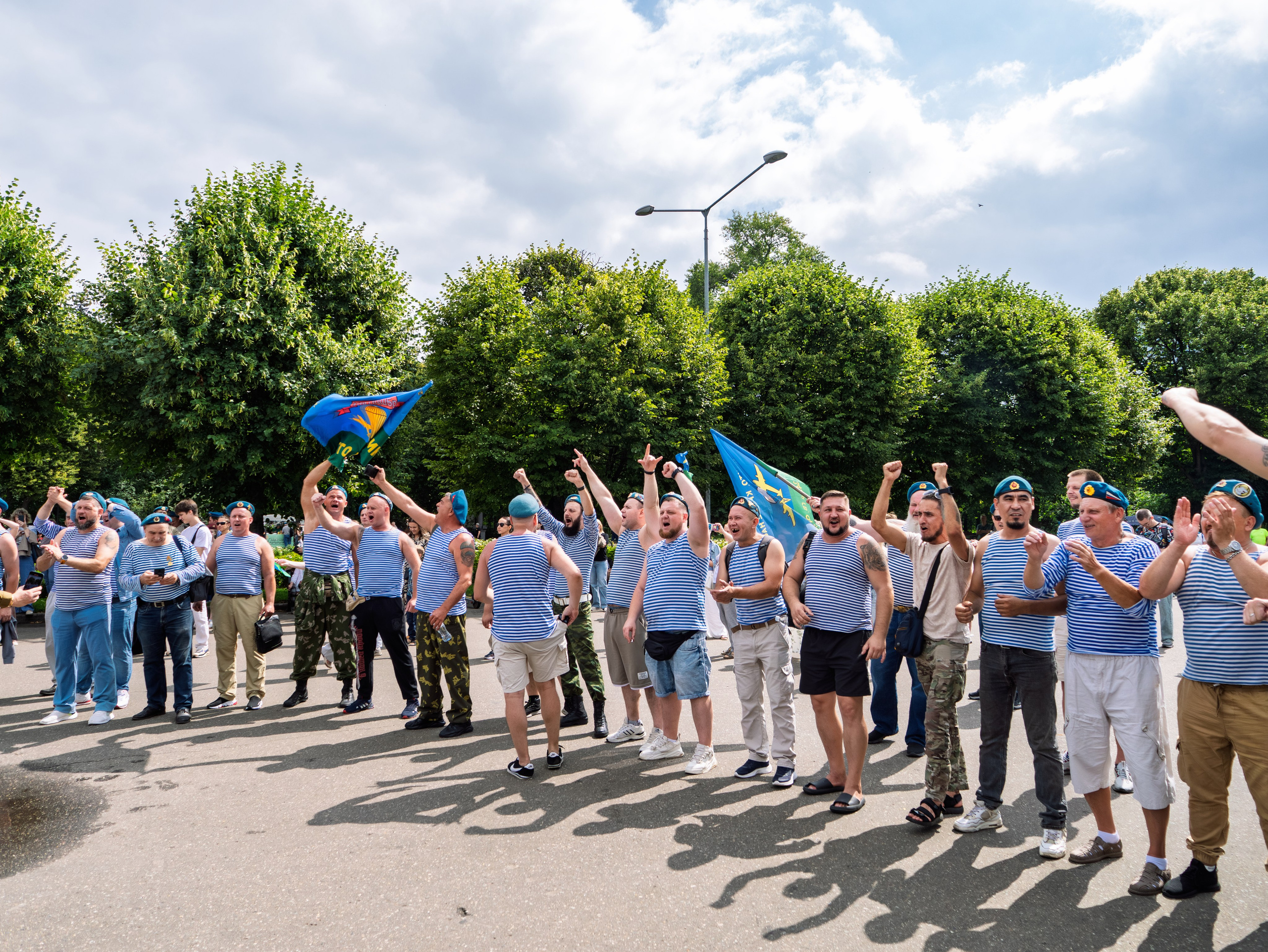 Празднование 95-летия ВДВ в парке горького 2 августа 2025 гола. Фотограф Никифоров-Гордеев Сергей. Москва и МО
