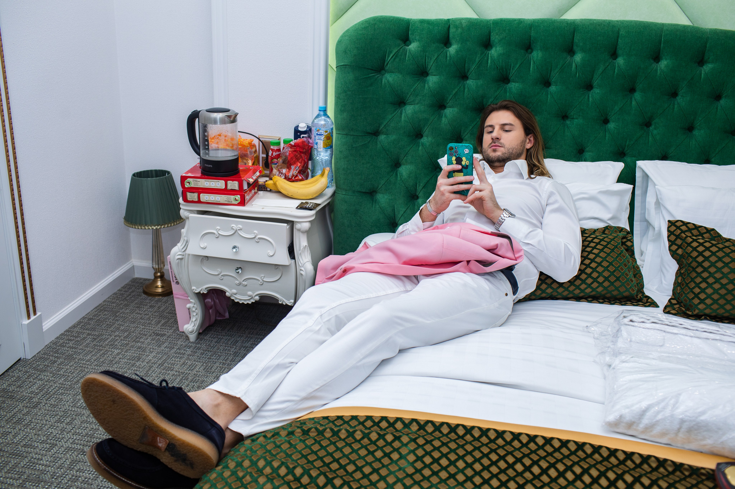 Съемка клипа Анни Калашниковой «Не ври мне в Риме». Art photographer Nino