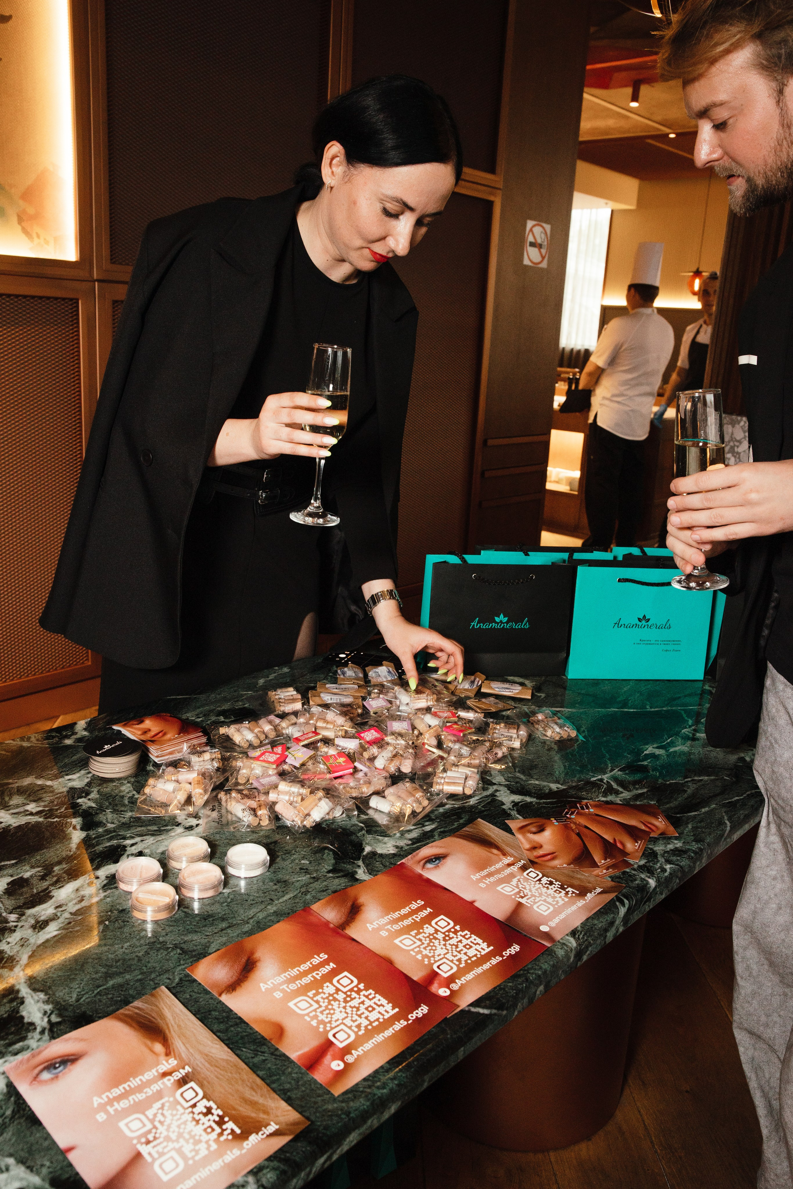 Презентация Russian Fashion Dom в ресторане Shagal. Контент фотограф в Москве и области Елена Кулакова