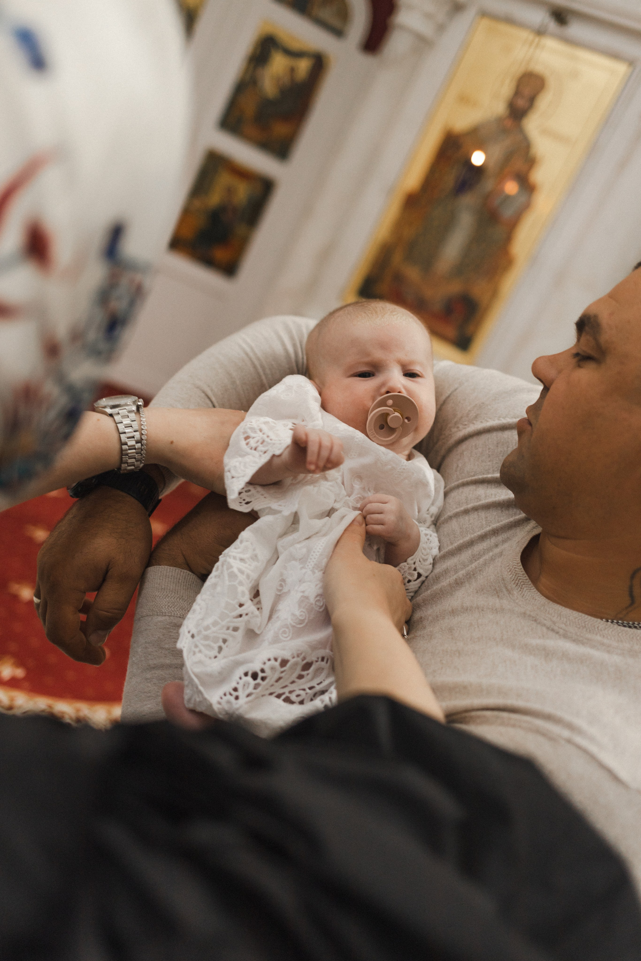 Крещение Стефании. Семейный фотограф в Москве