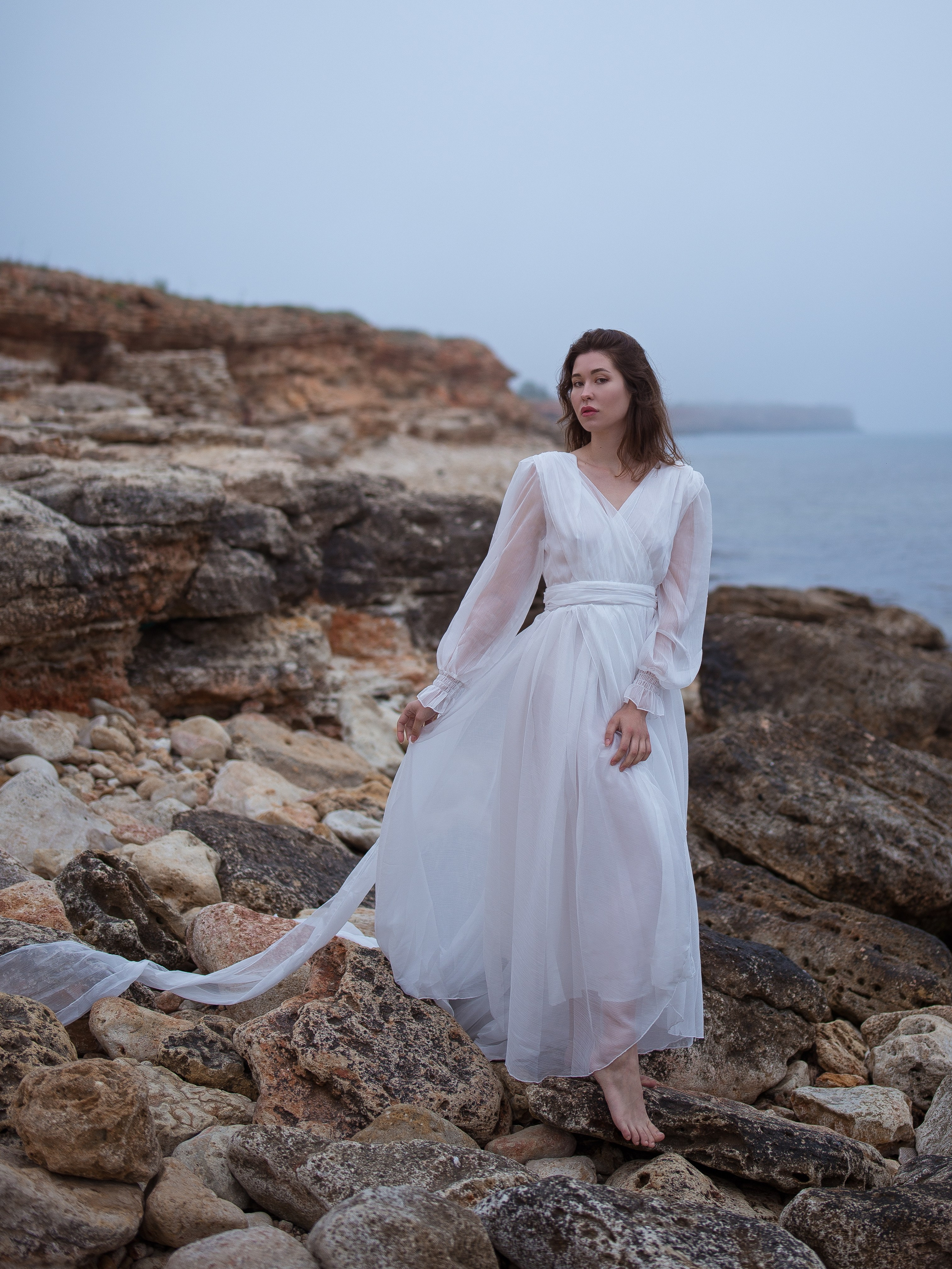 Аренда шифоновых белых платьев в Севастополе