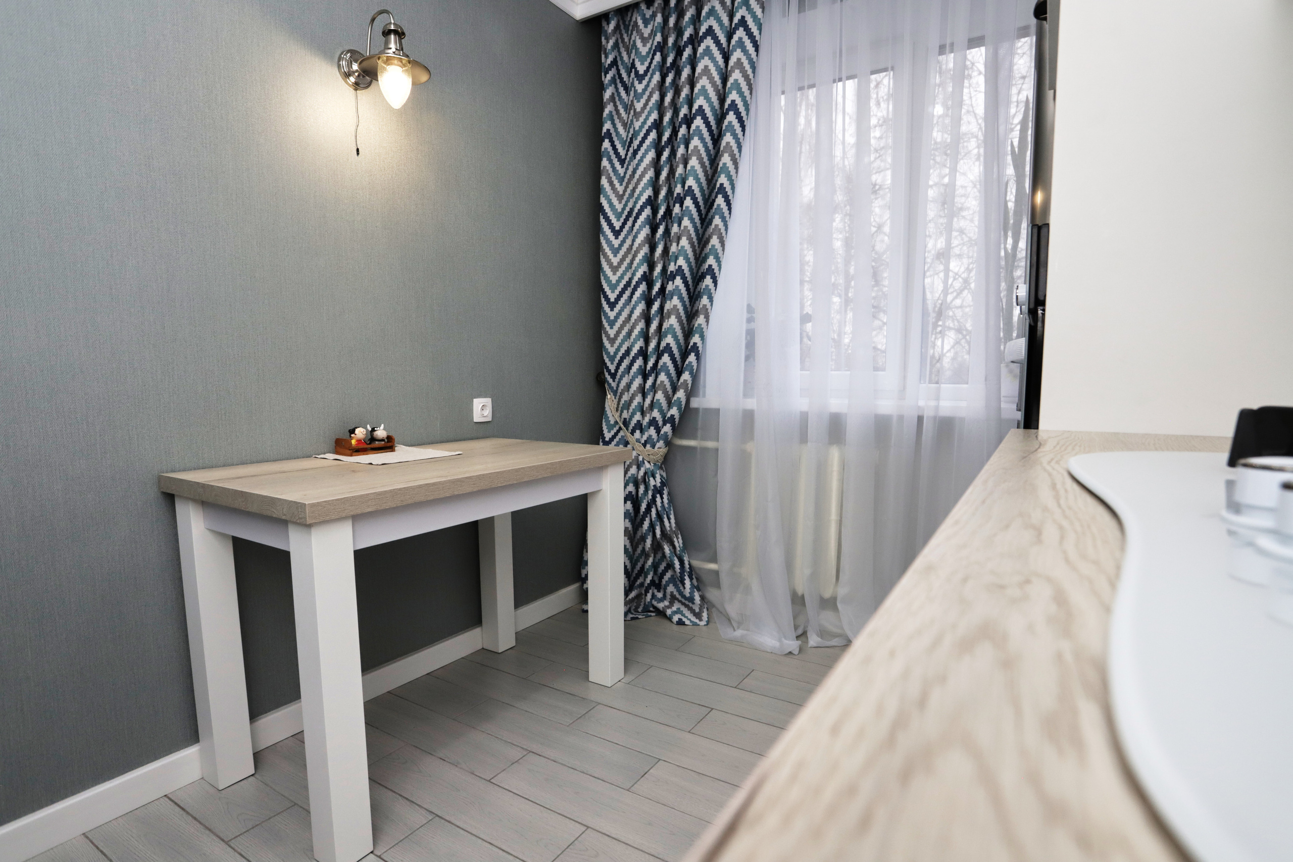 Светлая практичная кухня. Мебель под заказ. Дрогичин