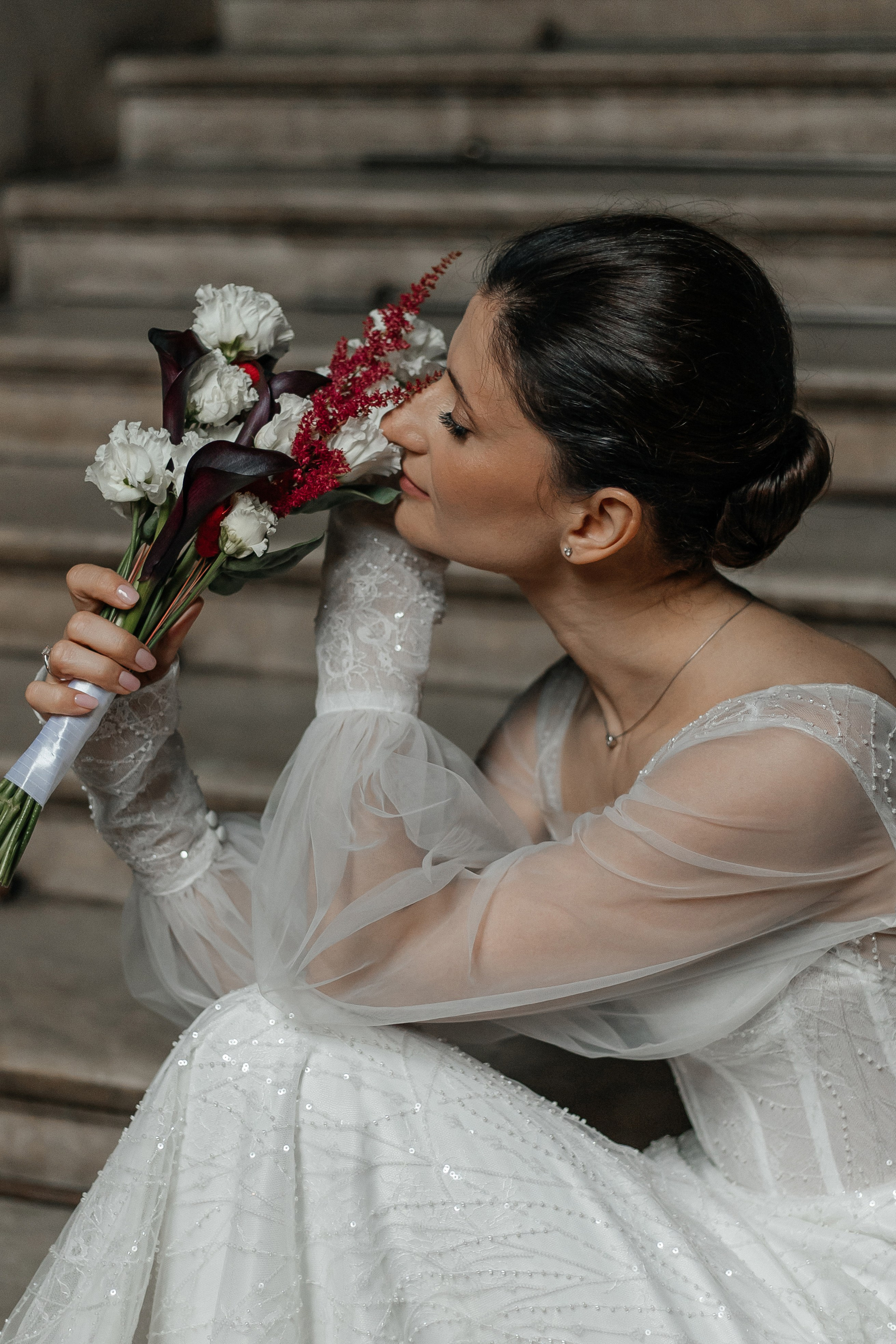 Свадебная фотосессия в особняке в Москве