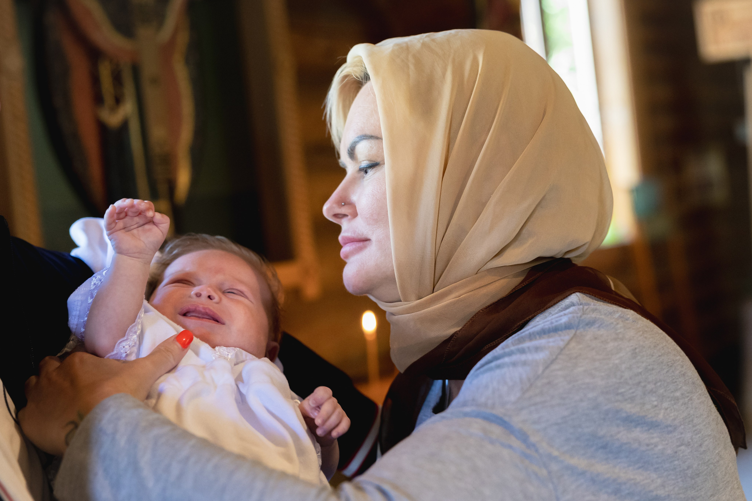 Крещение Карины-Софии. Фотограф в Санкт-Петербурге Козырь Олеся