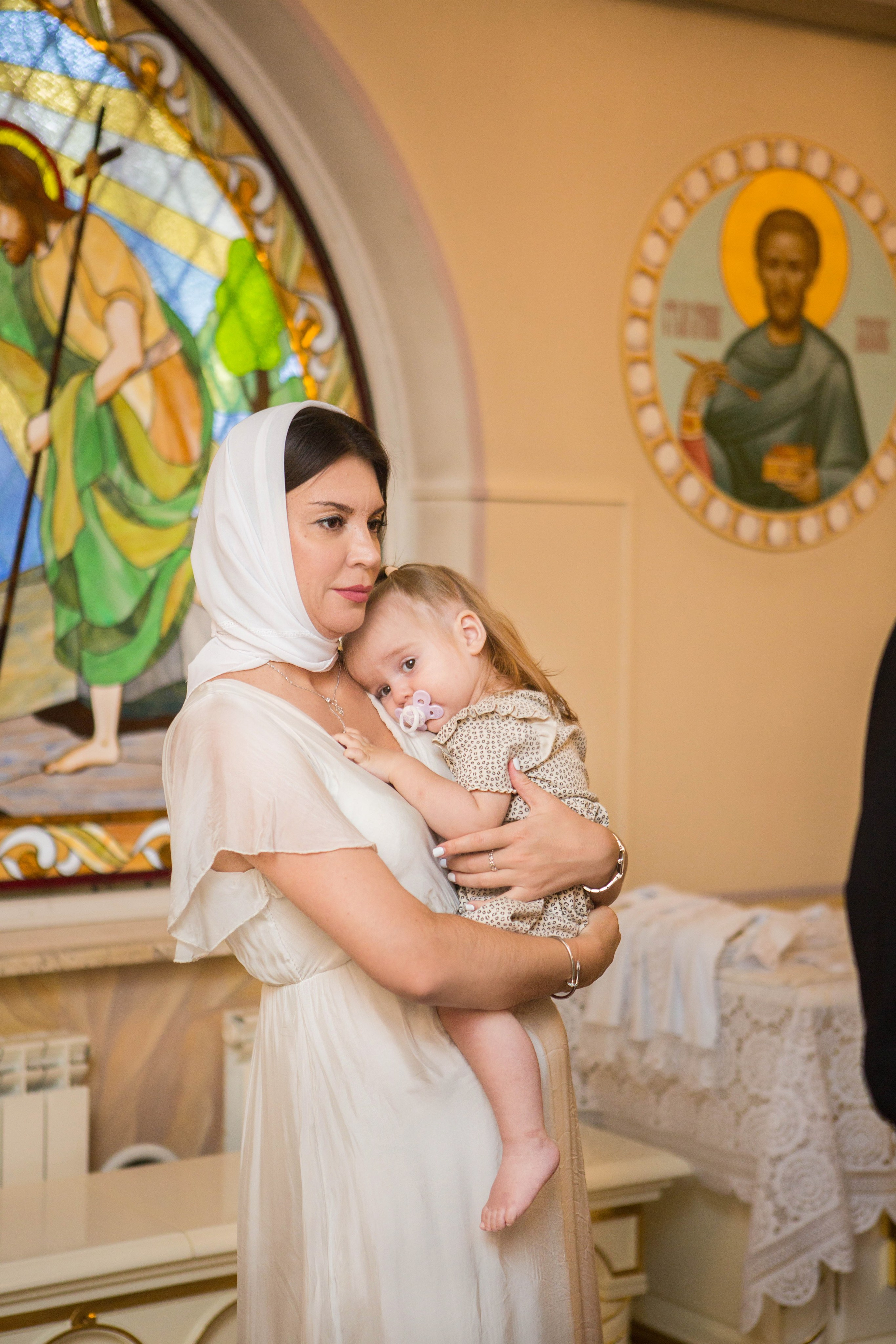 Крещение Дарьи. Храм в честь иконы Божией Матери Целительница. Свадебный семейный и детский фотограф в Краснодаре Карина Федоровская