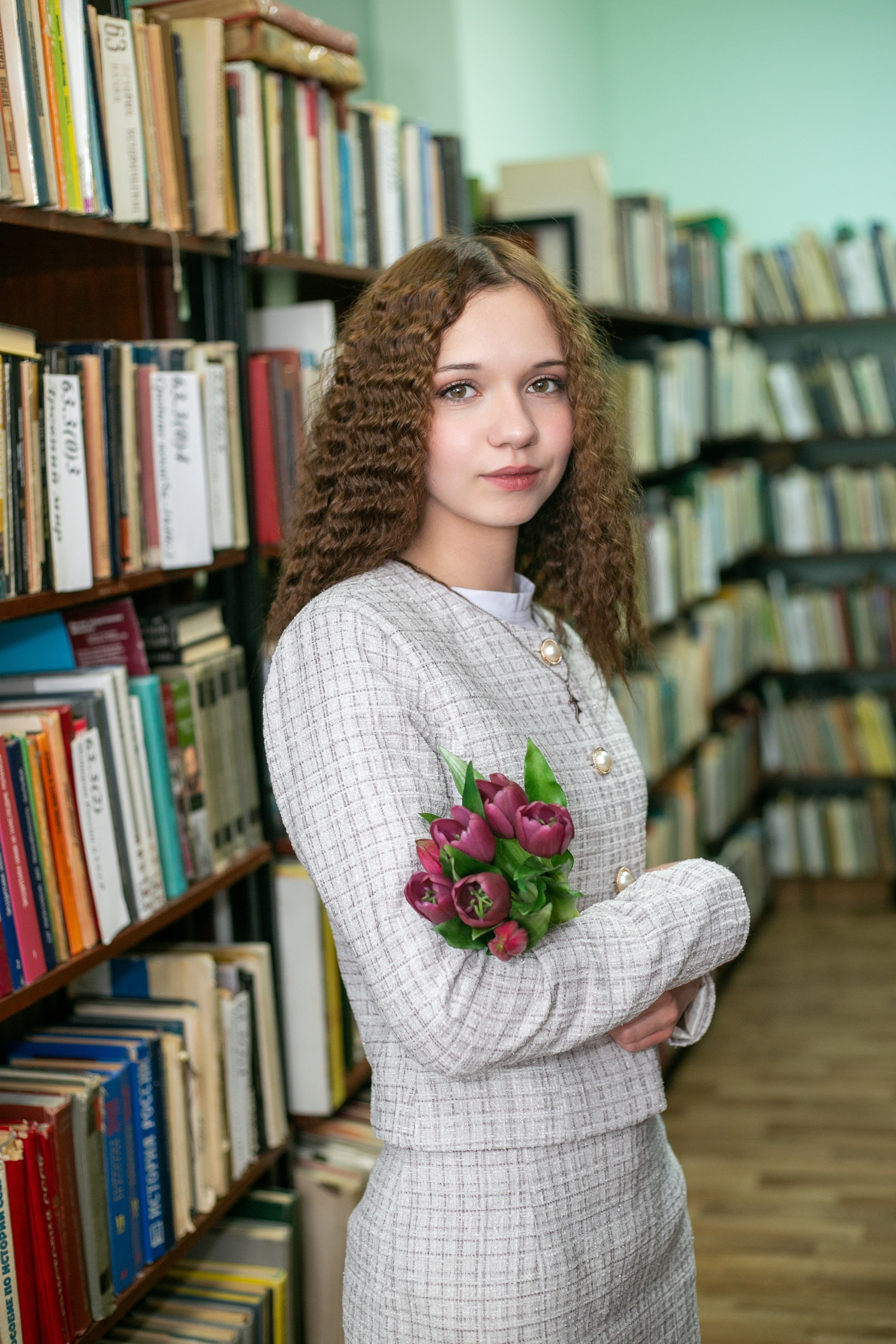 Съемка в библиотеке. Выпускные альбомы Воронеж " СОКОЛ фото»