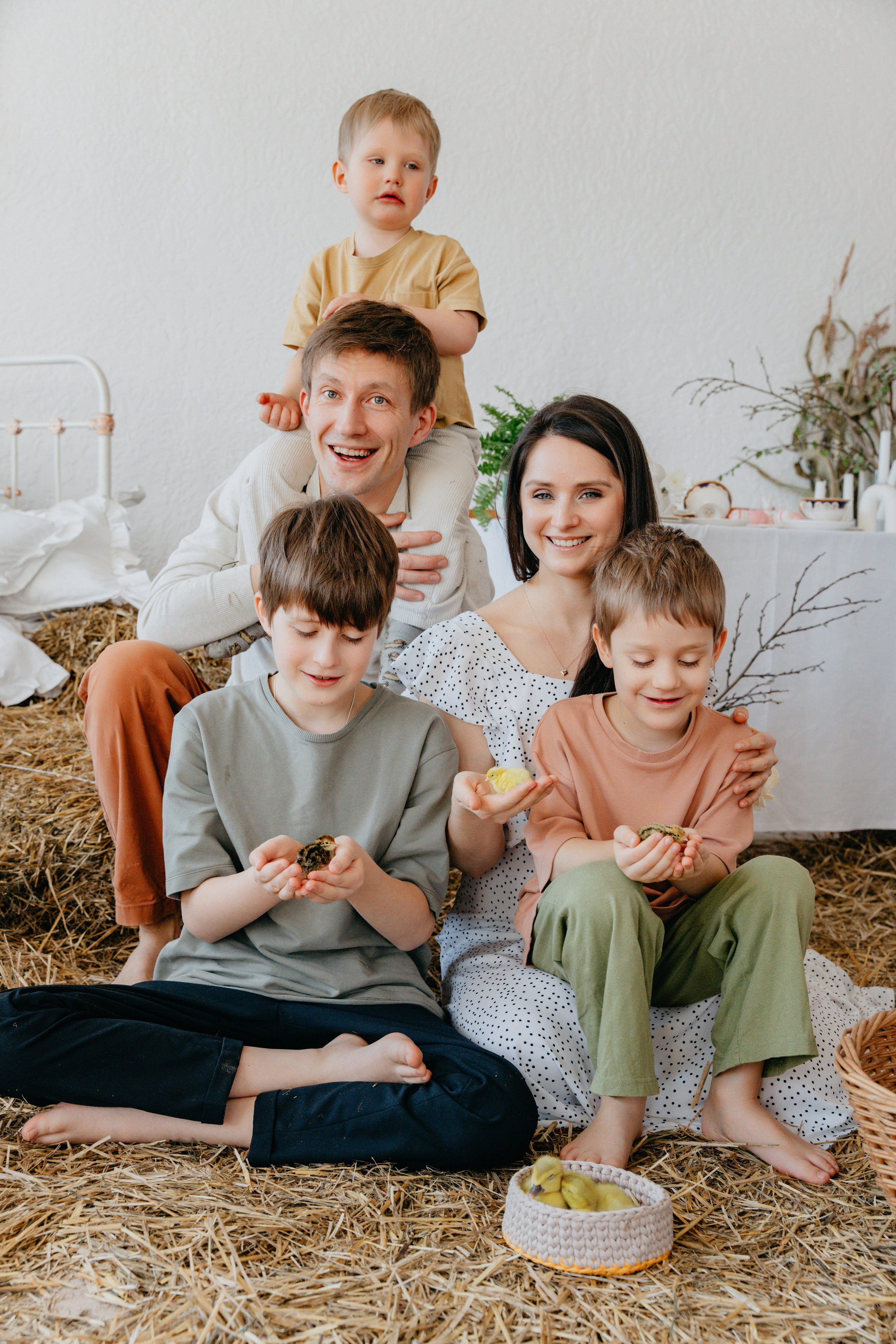 Для счастья много не надо. Семья Настины