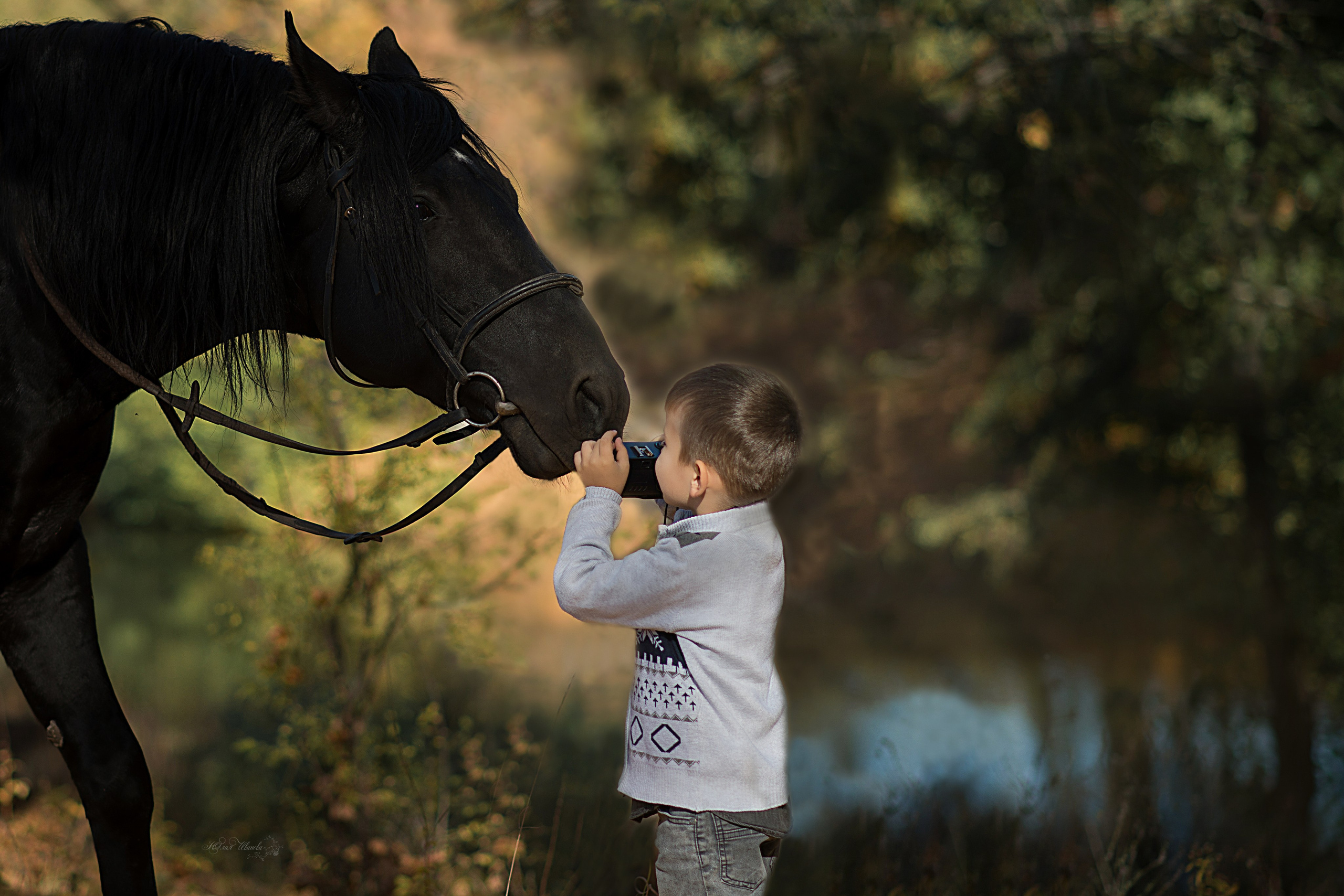 Семейная съемочка с Пиратом. Конный фотограф в Саратове Юлия Иванова