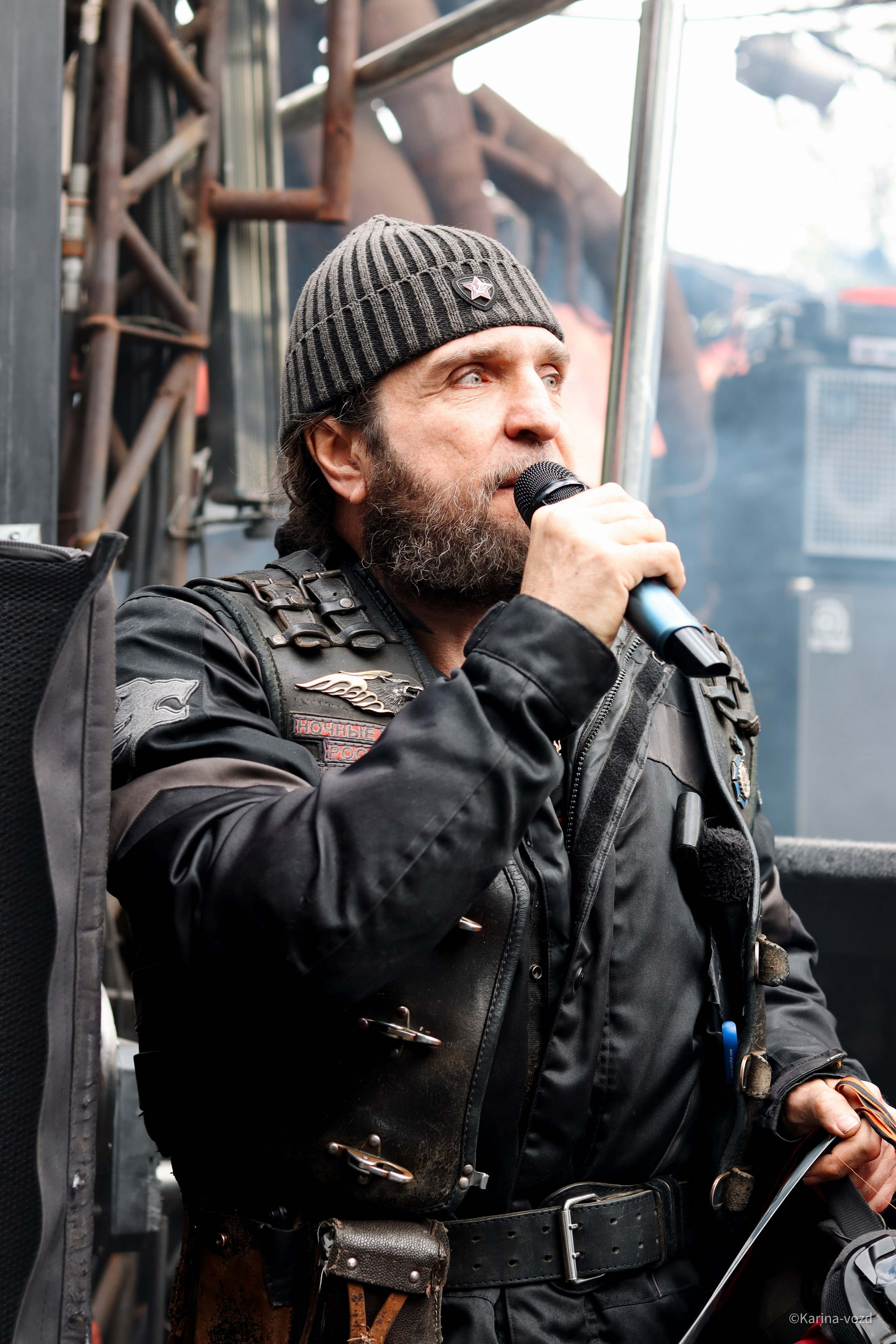 Открытие мотосезона 2025 «Ночные Волки"/ Москва. Репортажный фотограф в Москве и Зеленограде Karina-vozd