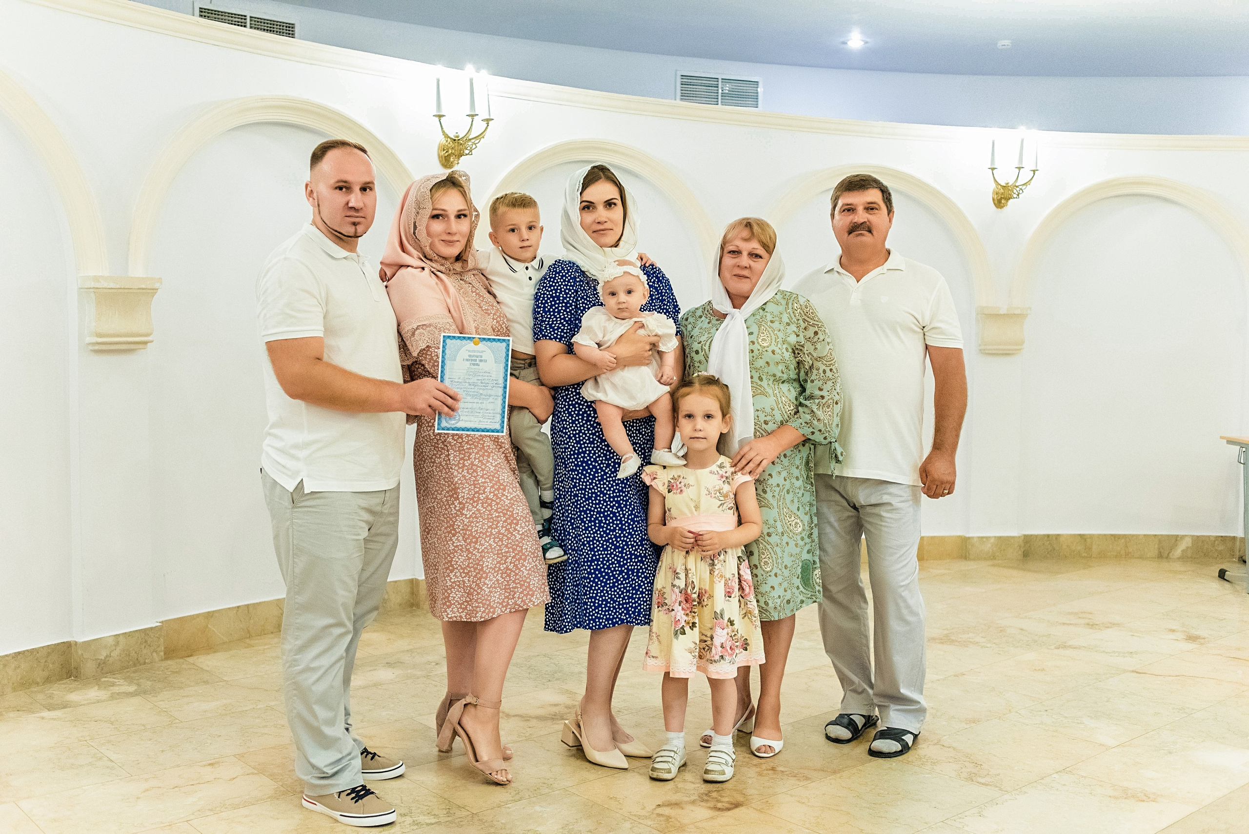 Крещении Ксении. Фотограф Юлия Попова