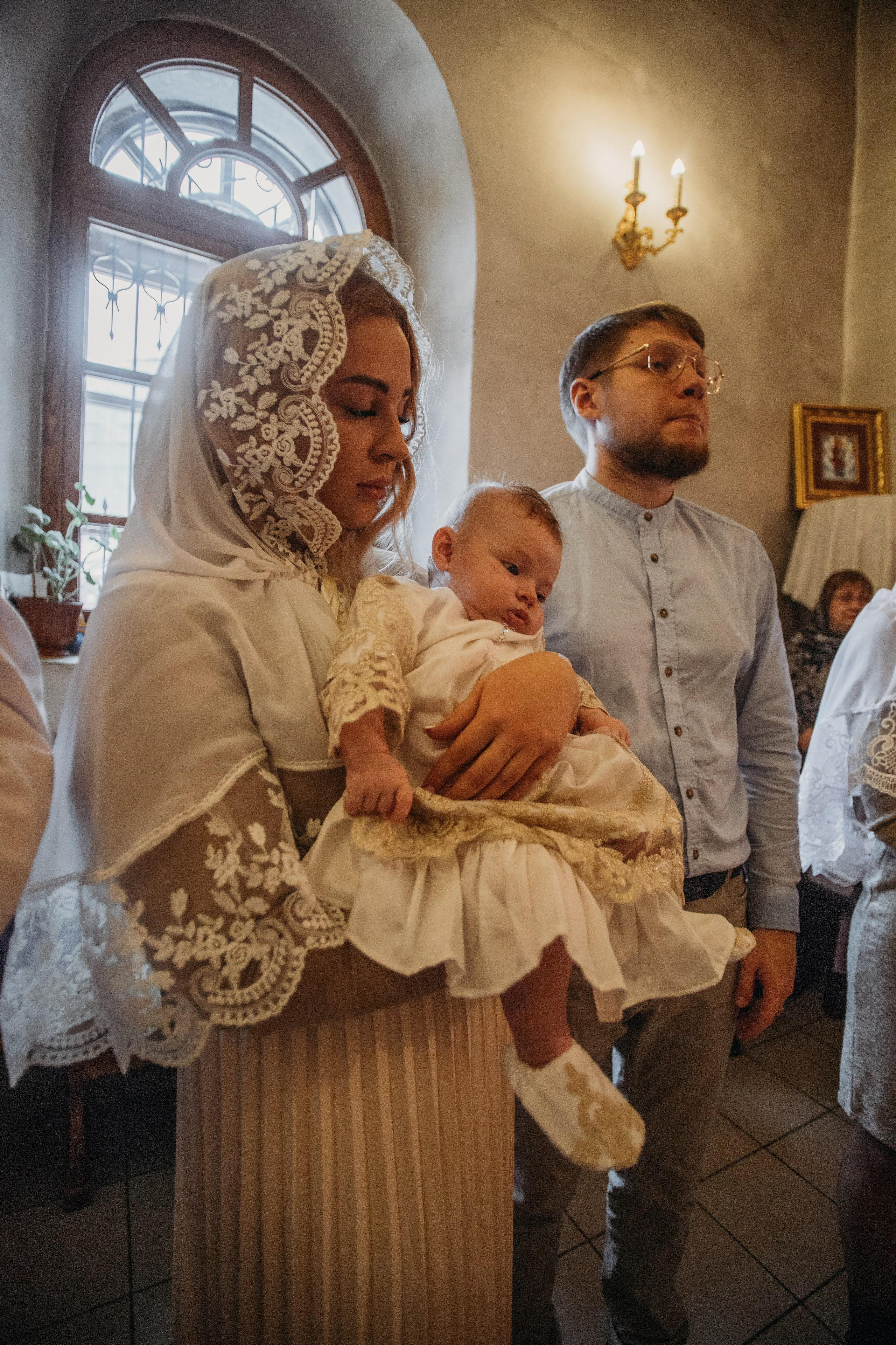Крещение Аглаи. Венера Гайн. Репортажный фотограф  Тюмень. Обучение фотографии с 0