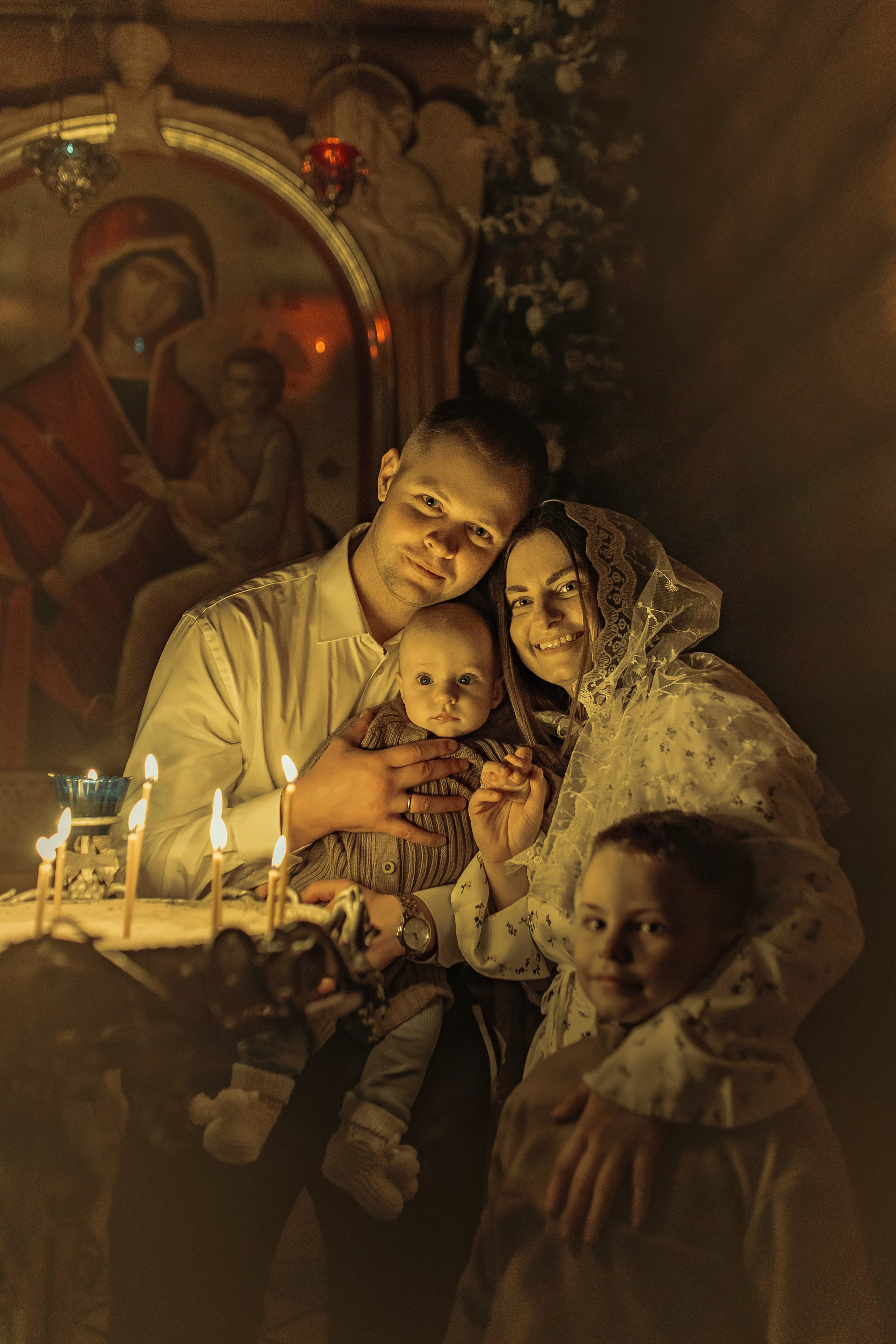 Крещение Матвея, храм Святой Троицы, декабрь 2025