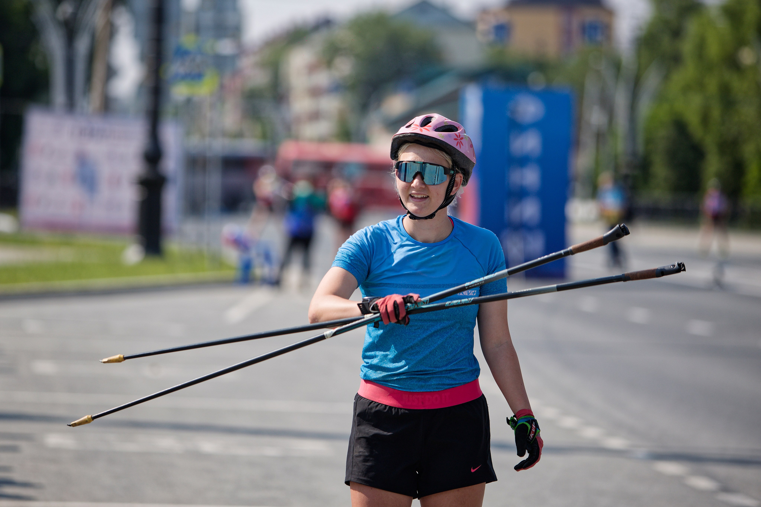 II этап Кубка России по лыжероллерам. Кутузов Евгений Фотограф в Южно-Сахалинске