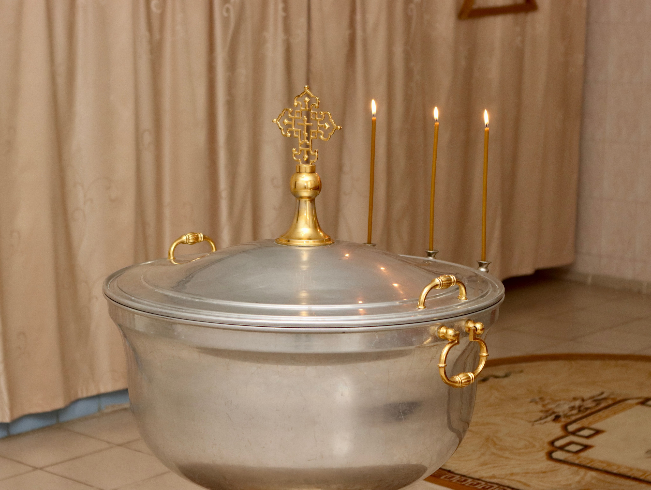 Анастасия и Вадим — крещение Виктории. Фотограф в Курске Смирнов Евгений