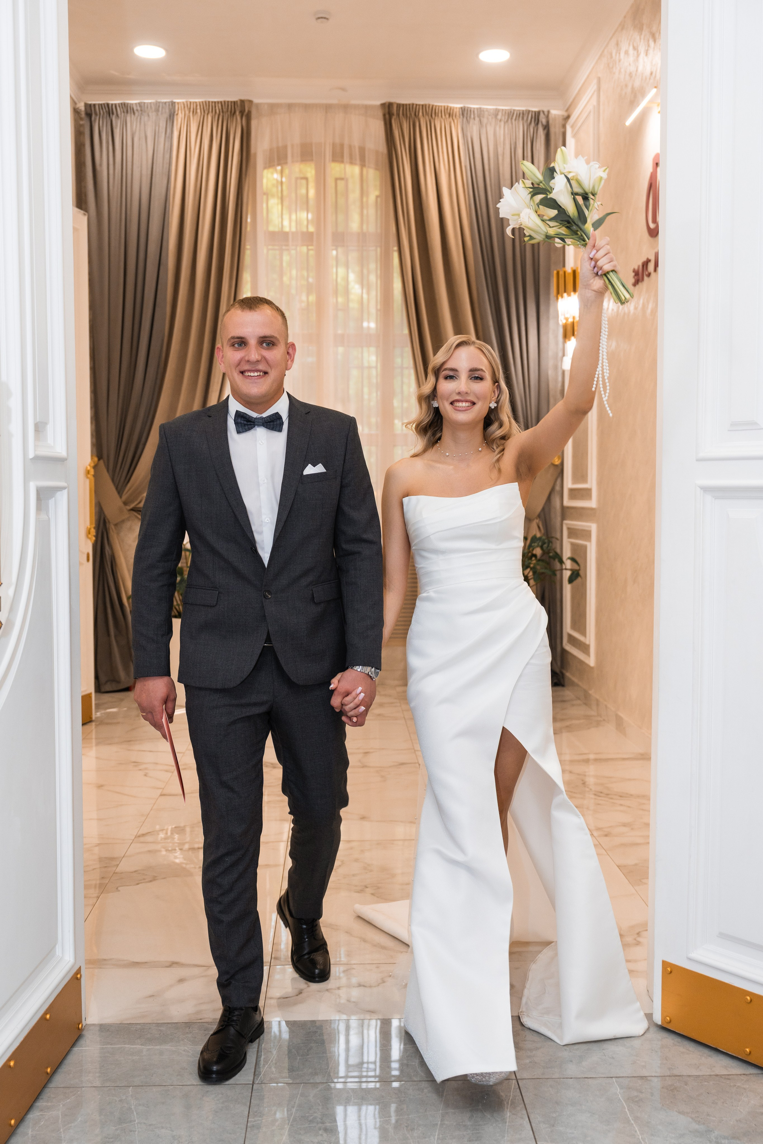 Свадебная фотосессия в Москве, регистрация в Кутузовском ЗАГСе Москва. Свадебный фотограф в Москве Анна Полушина