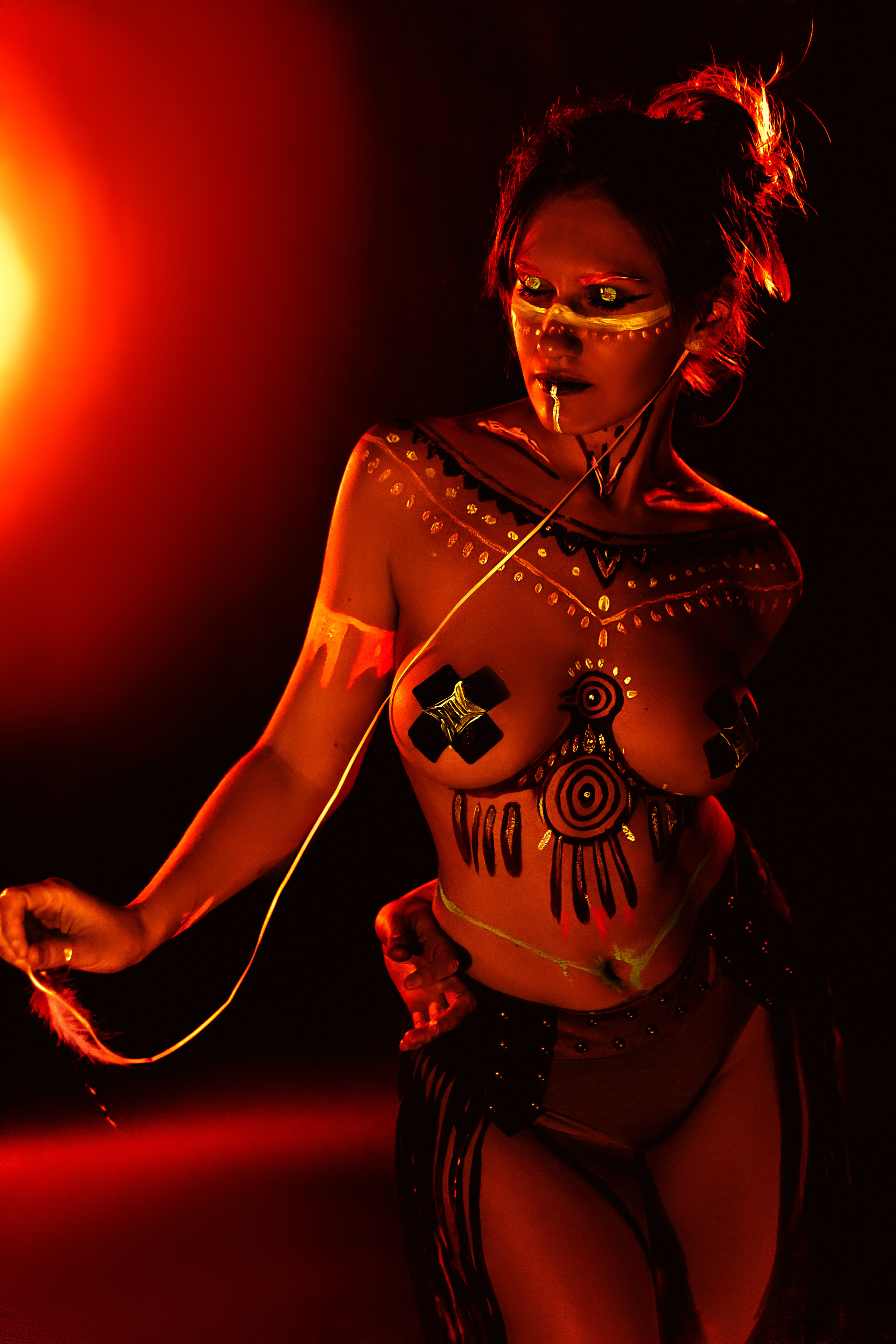 Будуар флуоресцентные краски. Фотограф с творческими идеями в Балашове Тамара Исаева