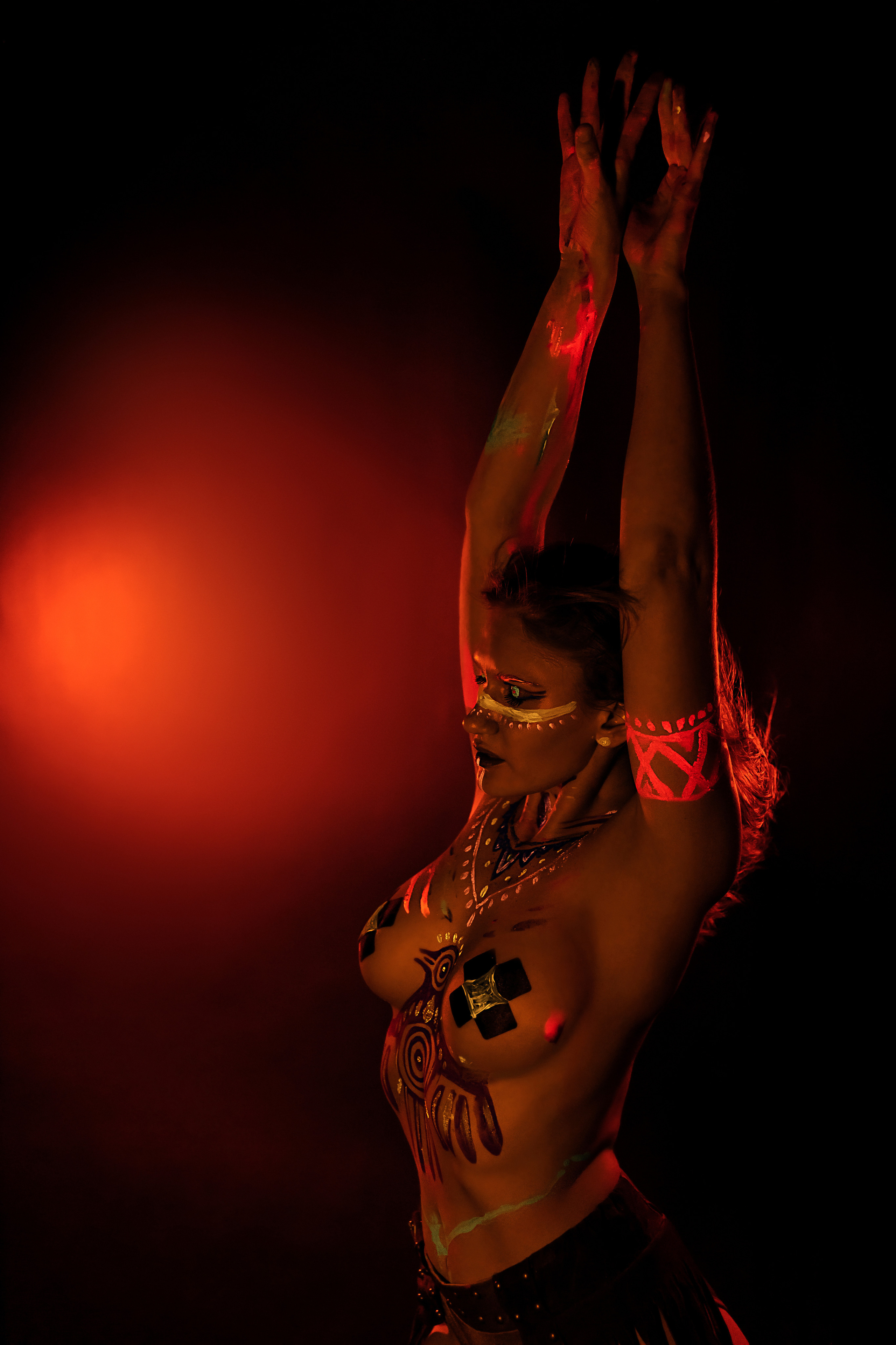 Будуар флуоресцентные краски. Фотограф с творческими идеями в Балашове Тамара Исаева