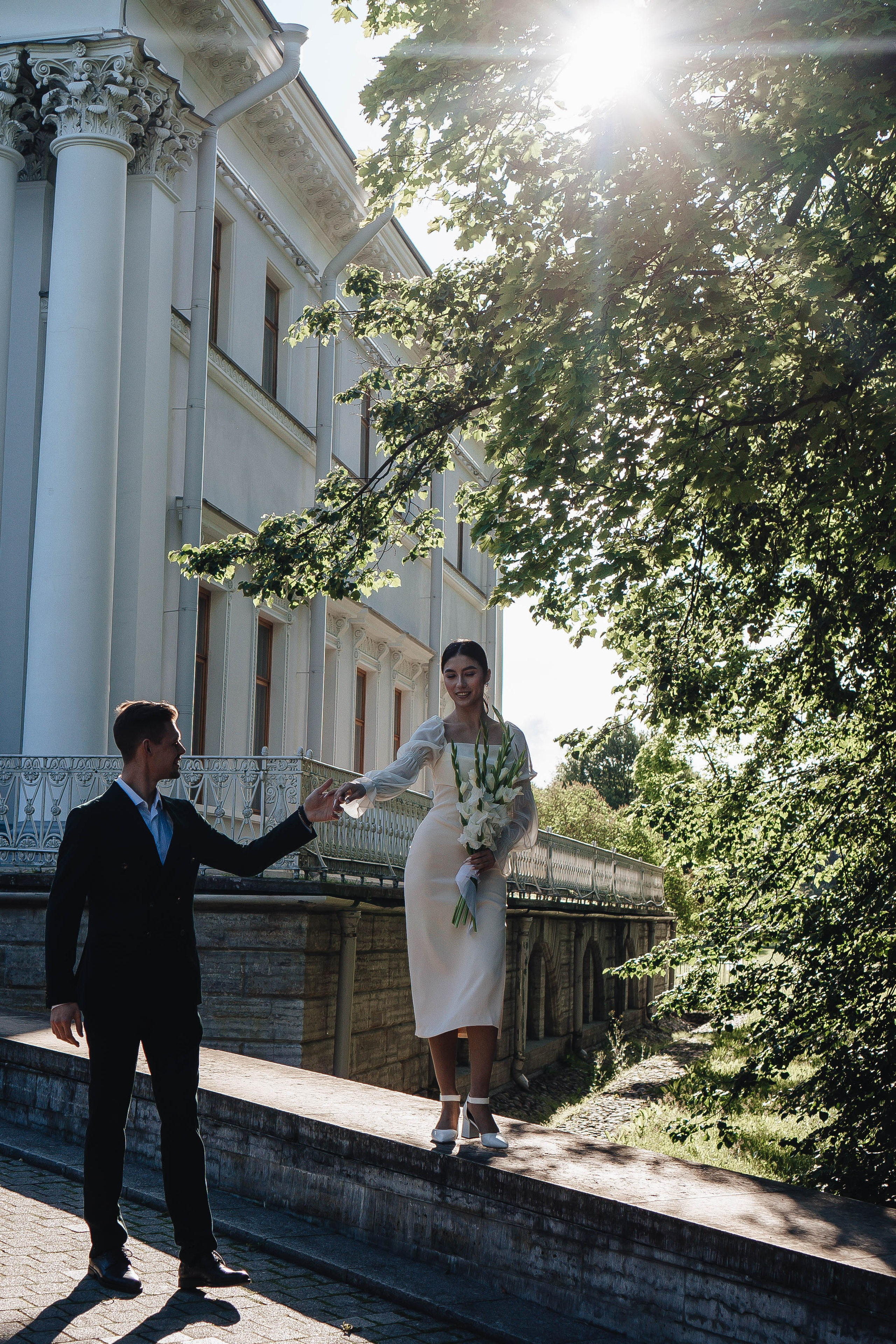 СВАДЕБНАЯ СЬЕМКА НА РАССВЕТЕ НА ЕЛАГИНОМ ОСТОРОВЕ. Профессиональный фотограф, Санкт-Петербург — Виктория Богомолова