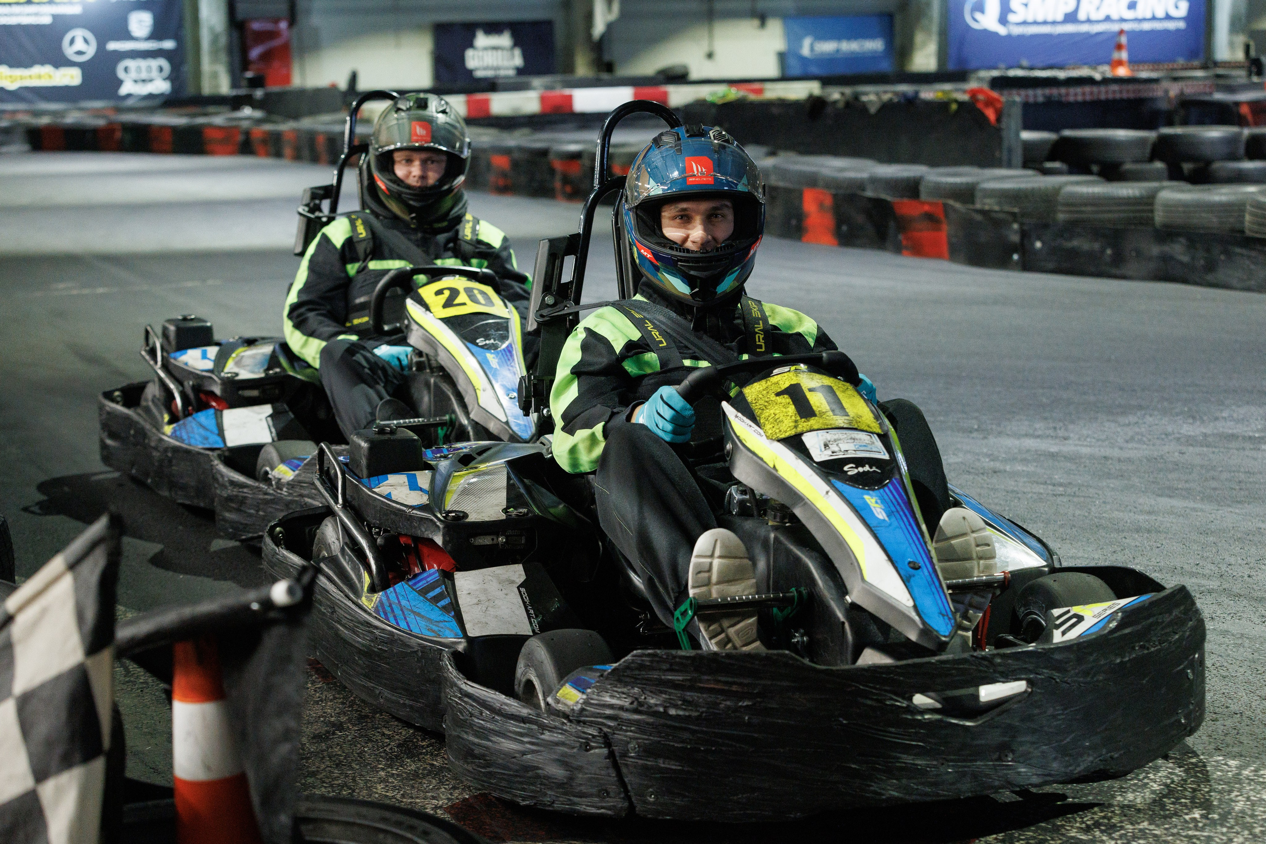 Turba karting hall — корпоративные соревнования. Контент для бизнеса в Екатеринбурге Полдень Медиа
