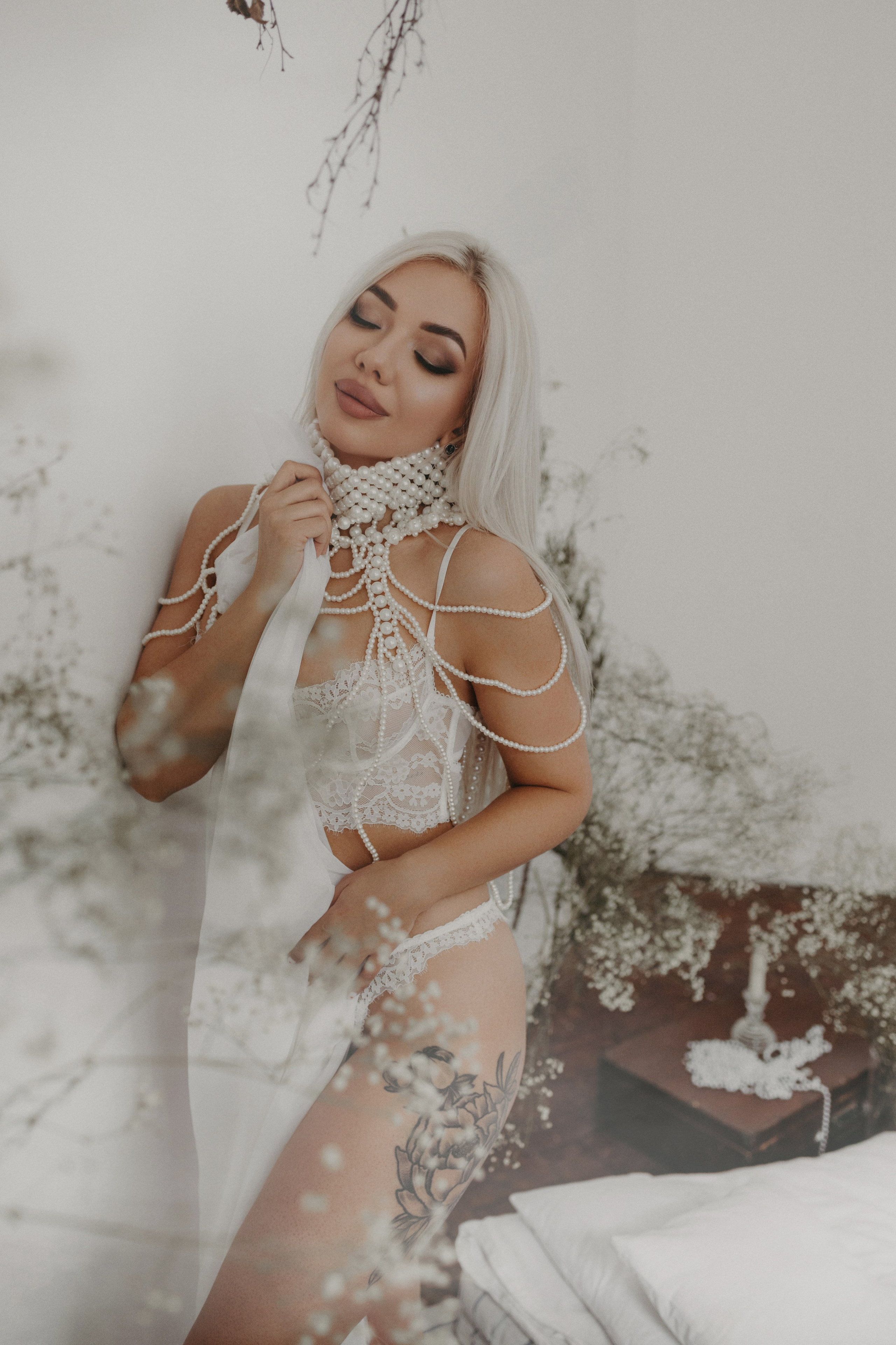 Анна. Жемчуг. Фотограф Ксения Железникова