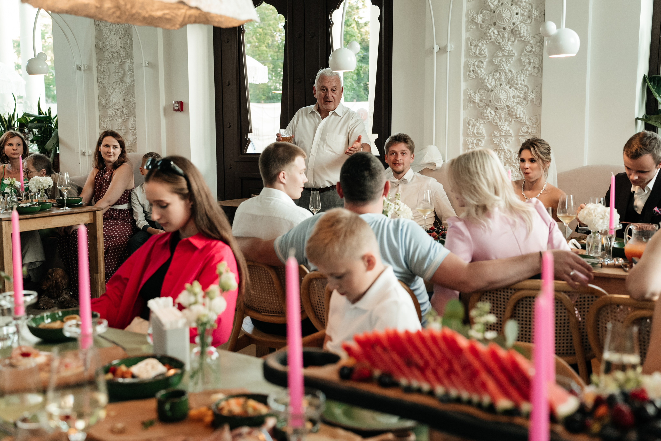 Ресторан Домик в саду, ВДНХ. Свадебный фотограф Москва Александра Аверкова