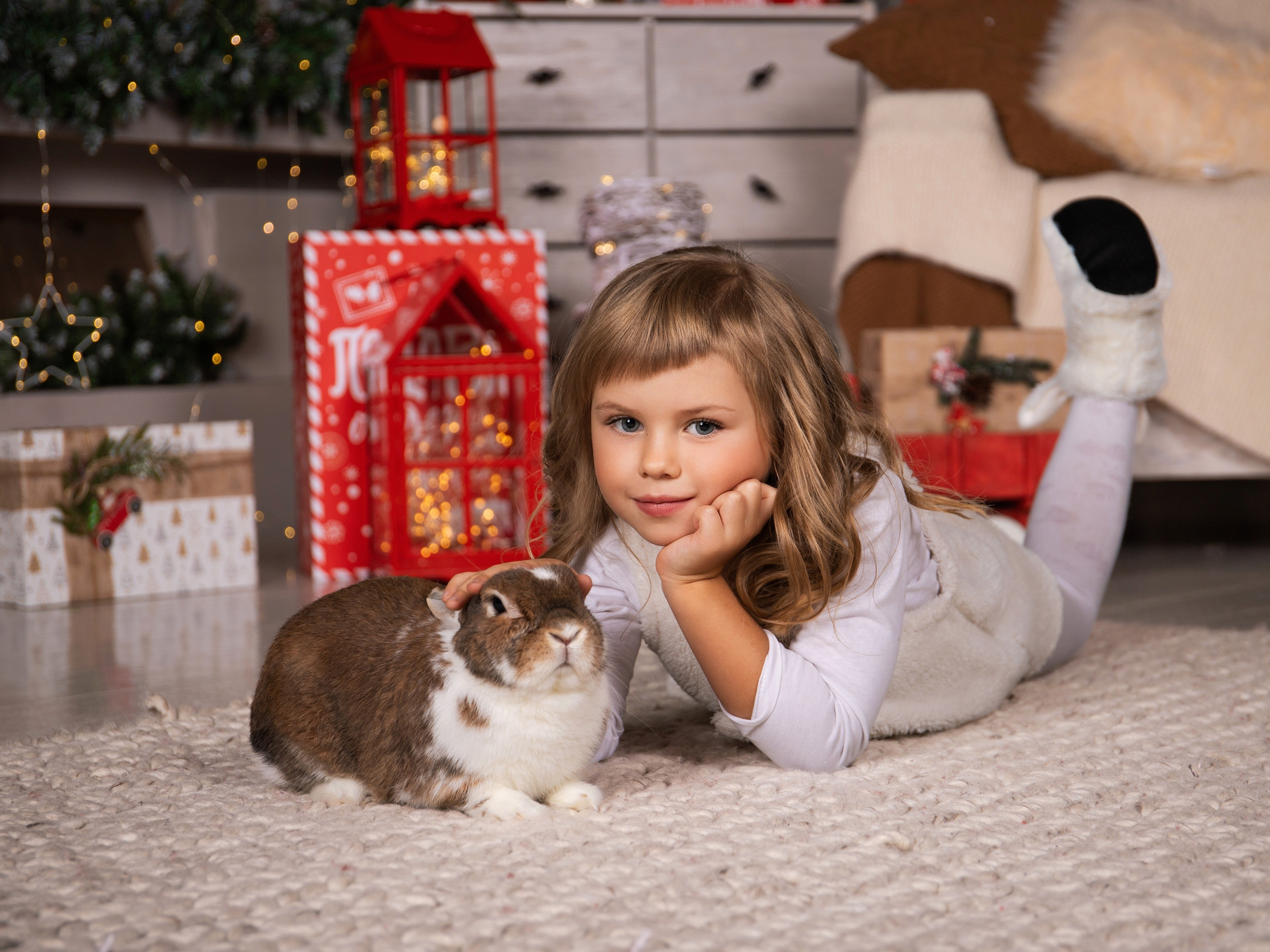 Новогодняя семейная съемка в студии. Свадебный и семейный фотограф в Москве Мила Широких