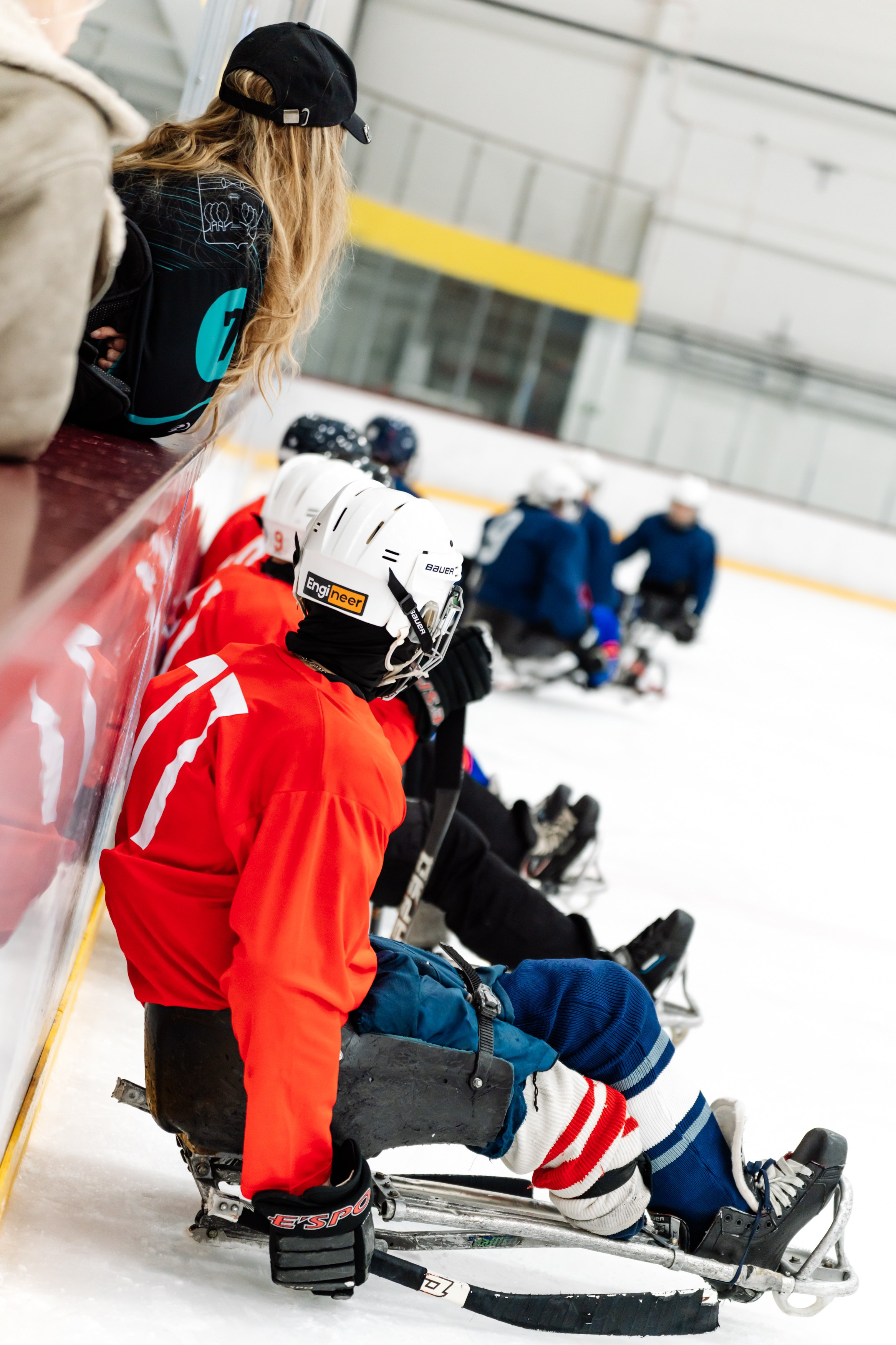 Игра в следж хоккей приуроченная 23.02.26 в арене Сталкер