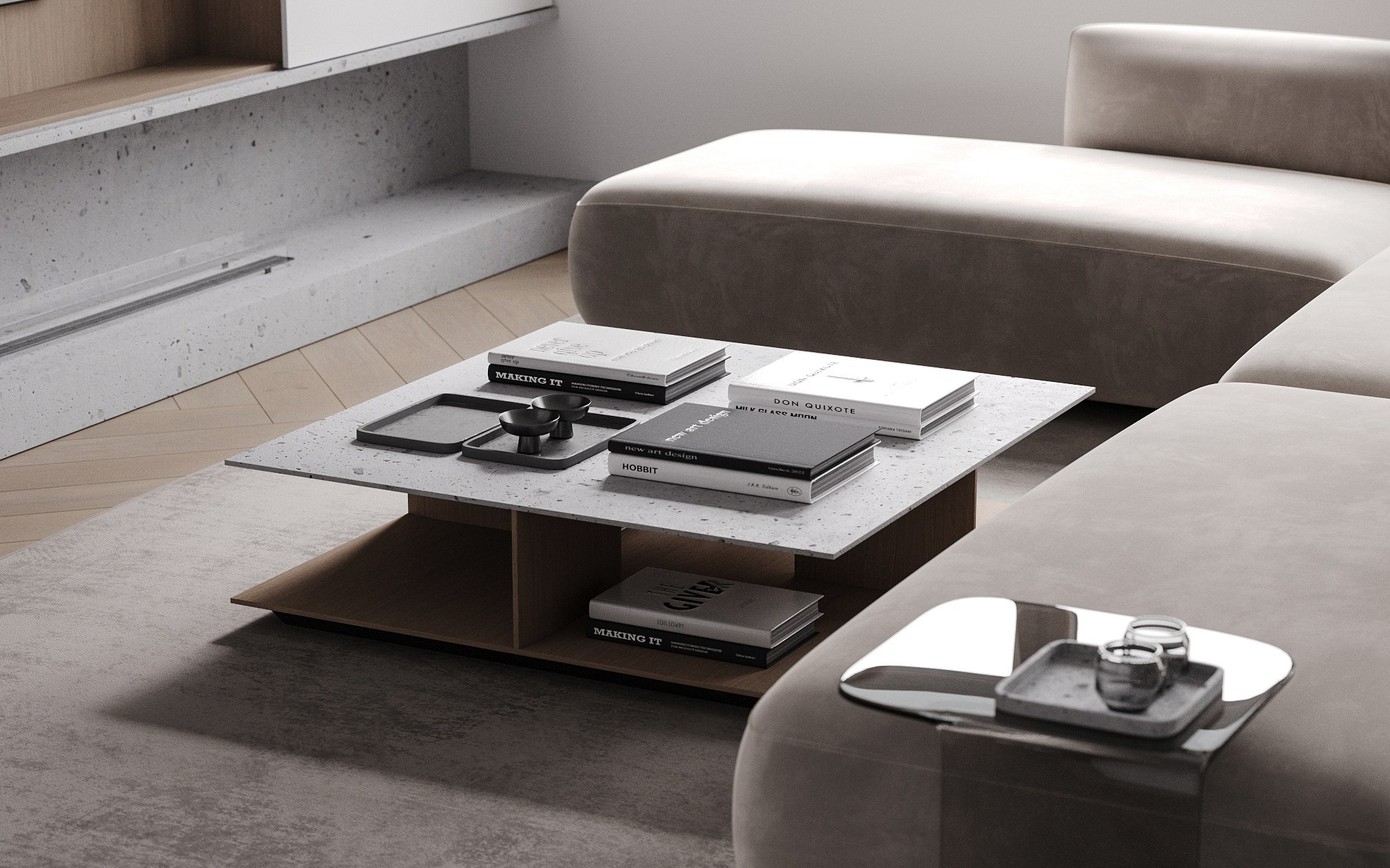 SRP | living room. 3D визуализатор интерьеров