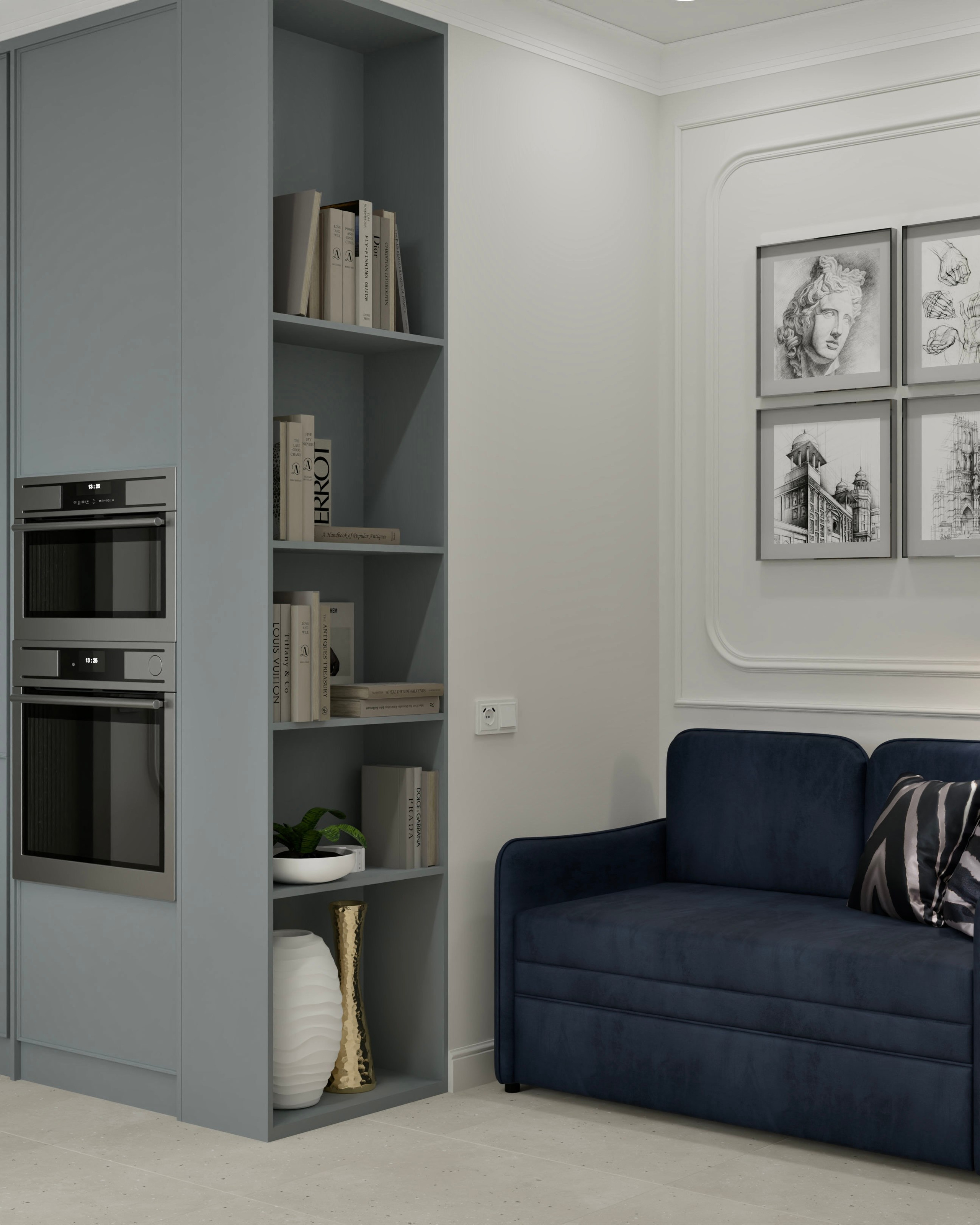 Однокомнатная квартира — 34 м². DMDesign — студия дизайна интерьеров