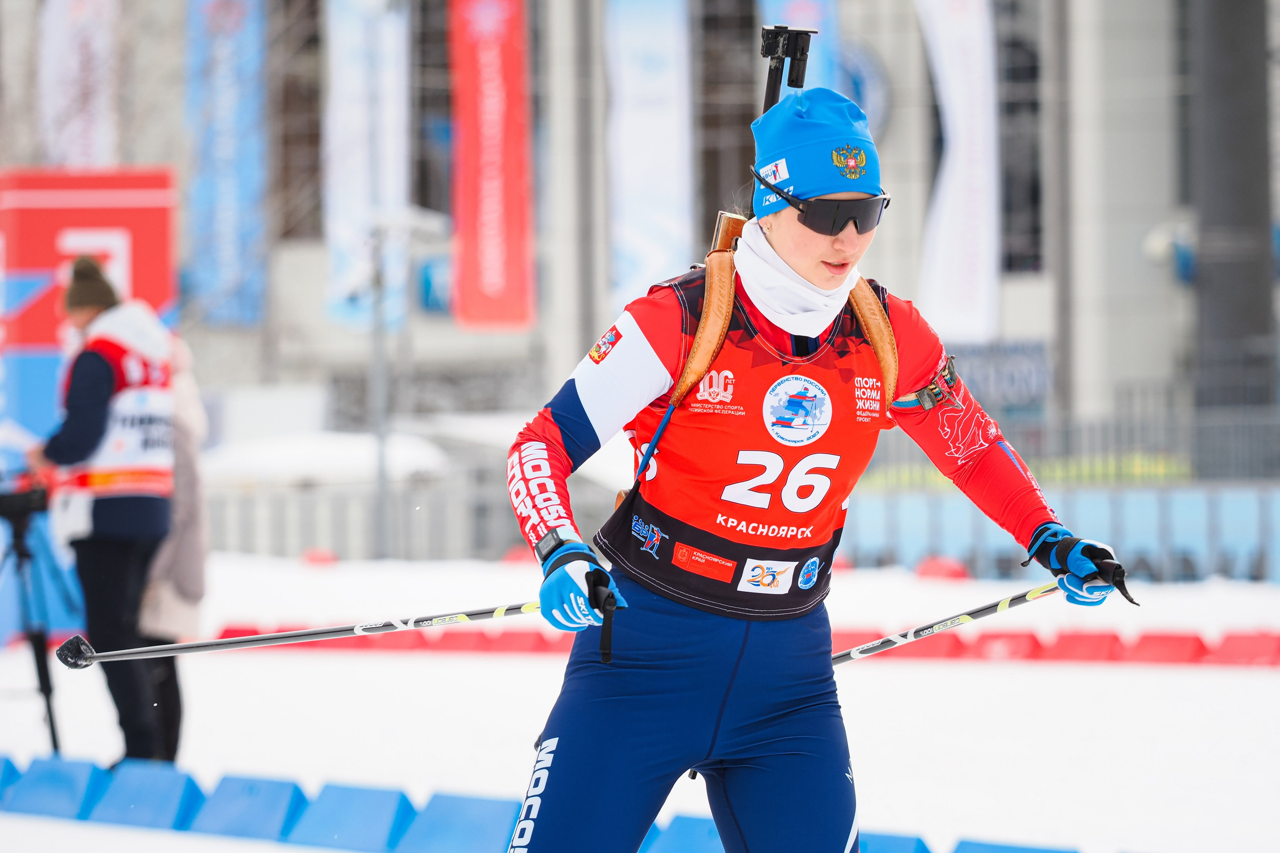 Биатлон / Первенство России. Репортажный фотограф Алексей Козьмин