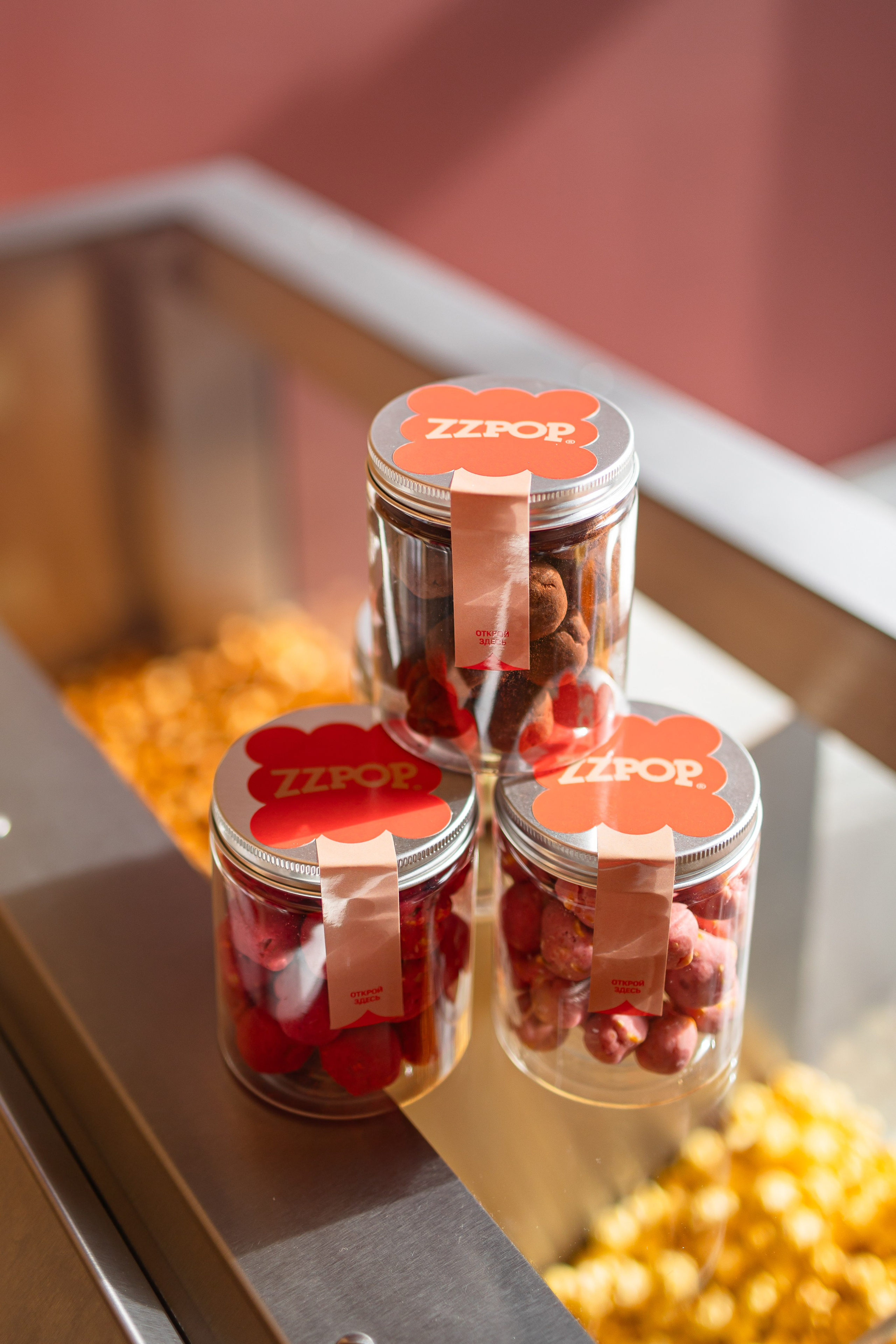 Магазин премиального попкорна ZZPOP. Фотограф Печерская Анастасия