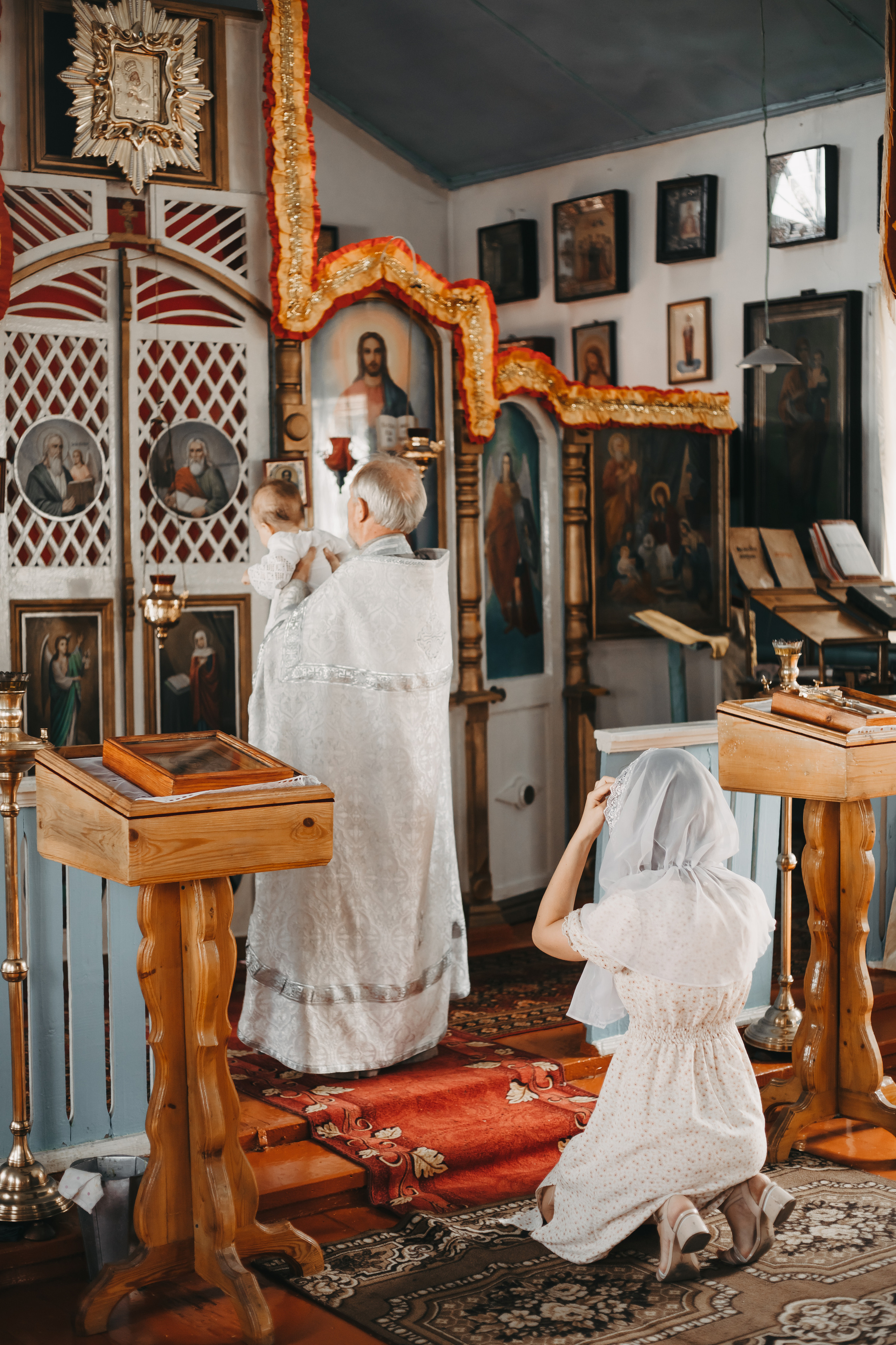 Фотосьемка таинства крещения в Тихорецке и Новопокровской. Свадебный и семейный фотограф в Краснодарском крае Мария Данилкина