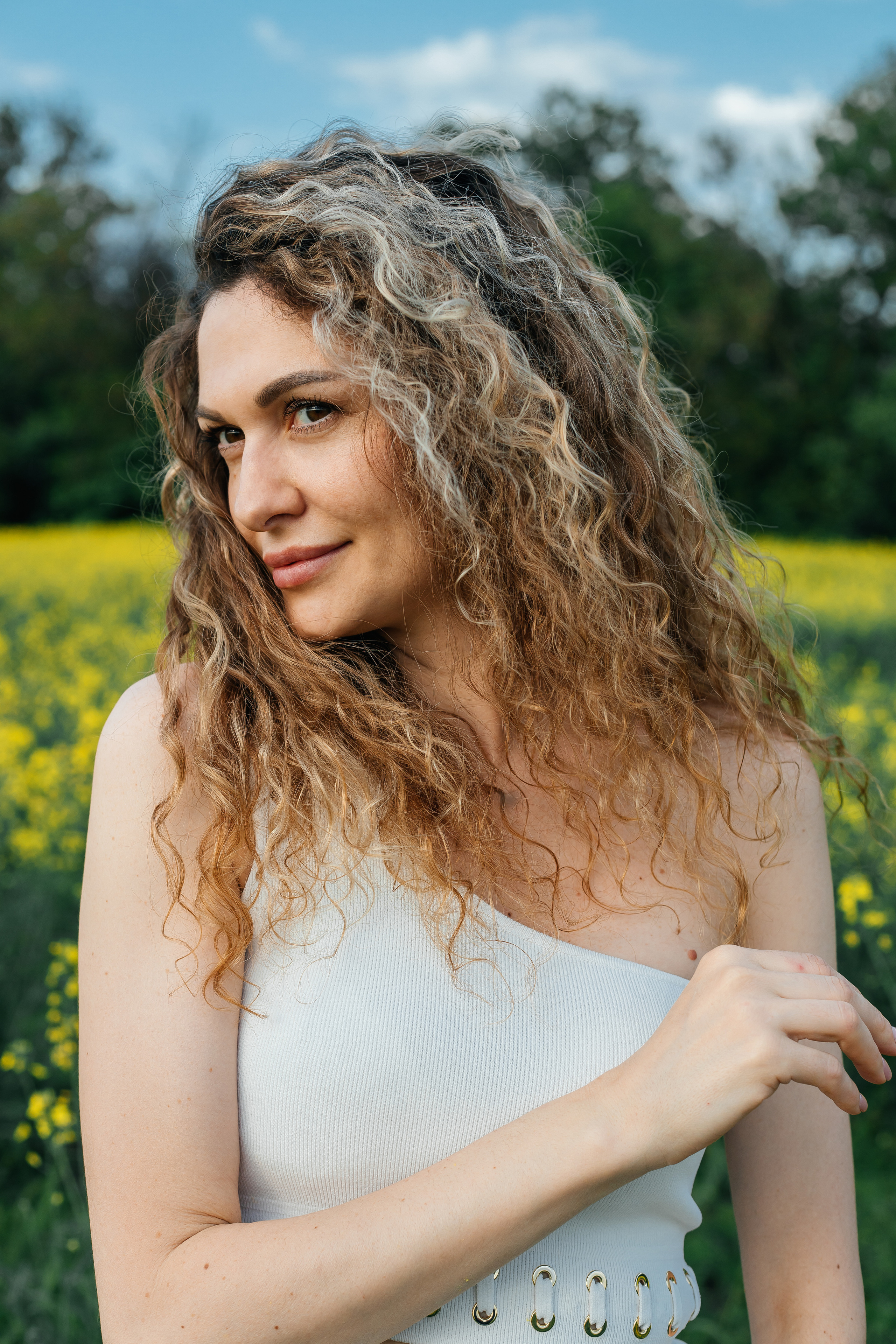 Семейная фотосессия в рапсовом поле. Свадебный и семейный фотограф в Краснодарском крае Мария Данилкина