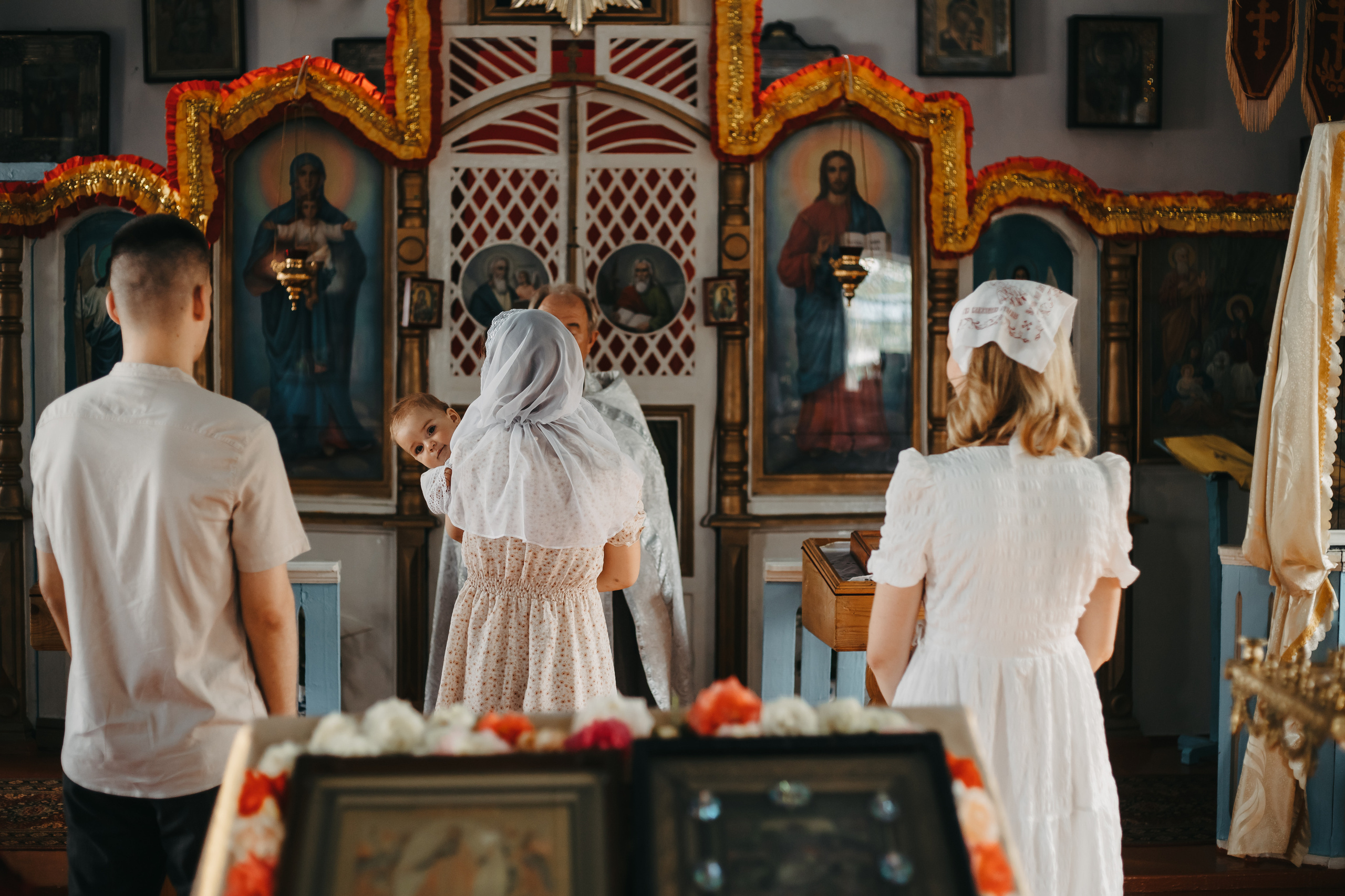 Фотосьемка таинства крещения в Тихорецке и Новопокровской. Свадебный и семейный фотограф в Краснодарском крае Мария Данилкина