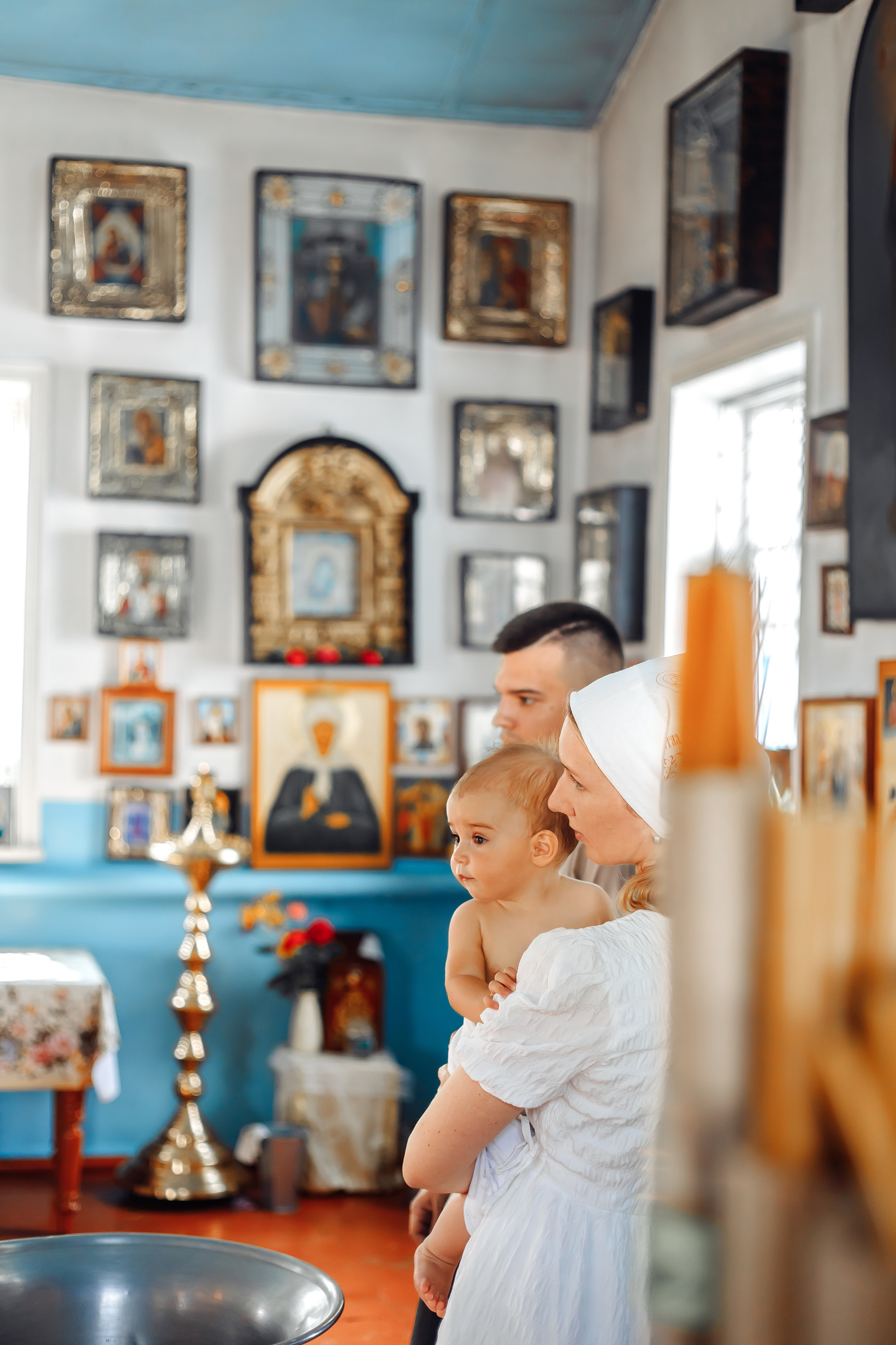 Фотосьемка таинства крещения в Тихорецке и Новопокровской. Свадебный и семейный фотограф в Краснодарском крае Мария Данилкина
