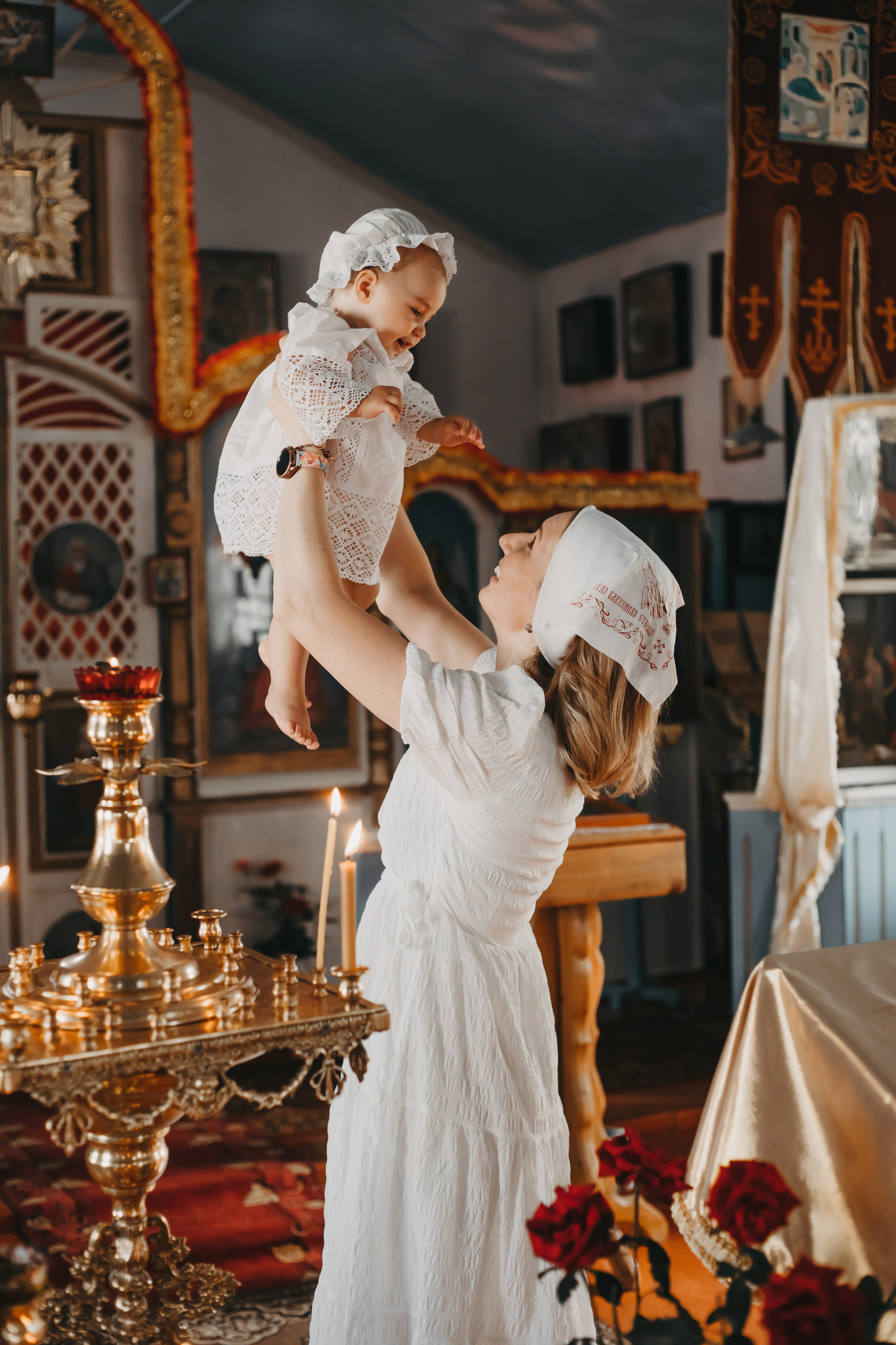 Фотосьемка таинства крещения в Тихорецке и Новопокровской. Свадебный и семейный фотограф в Краснодарском крае Мария Данилкина