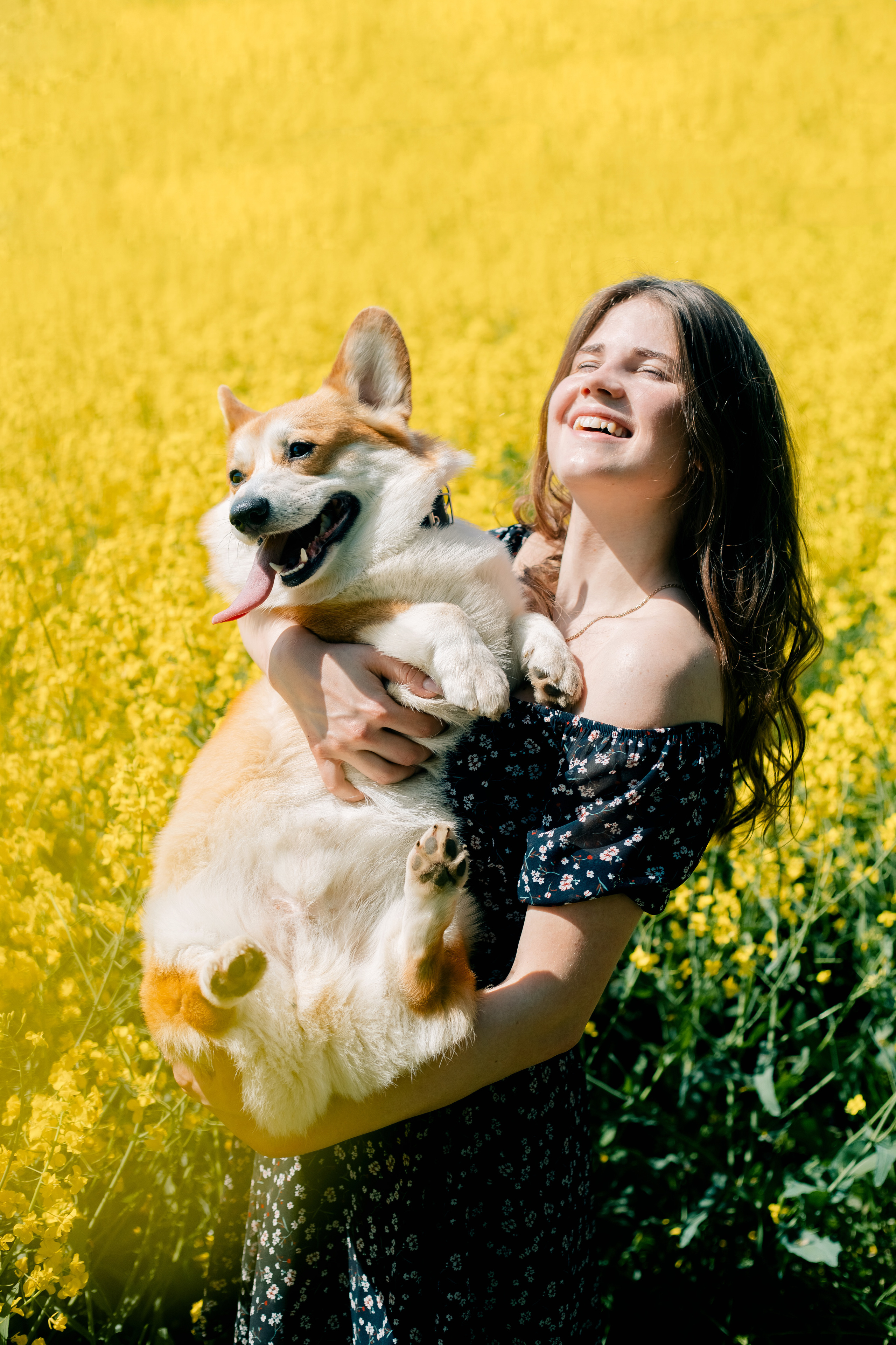 Фотосессия в рапсовом поле. Свадебный и семейный фотограф в Краснодарском крае Мария Данилкина