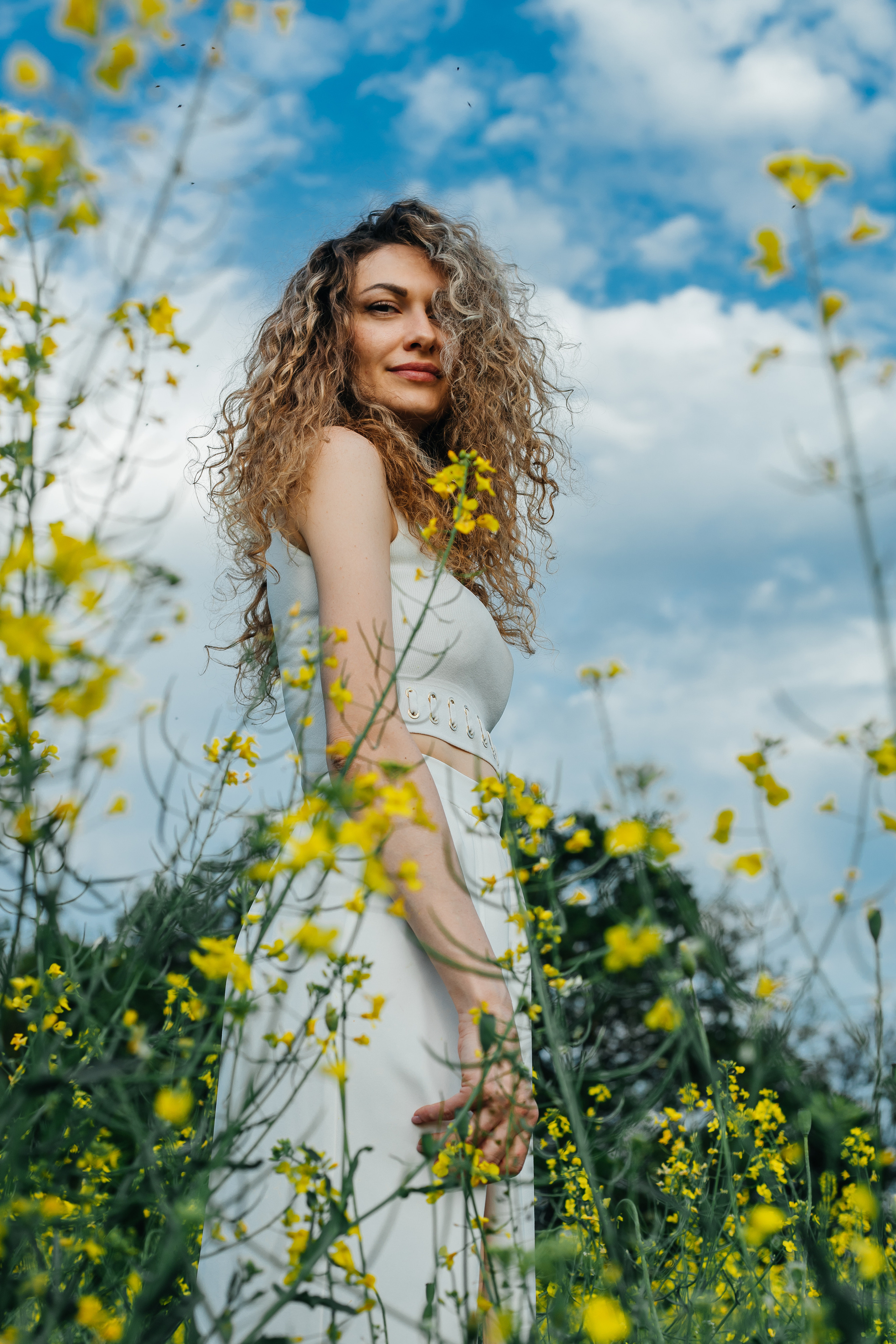 Семейная фотосессия в рапсовом поле. Свадебный и семейный фотограф в Краснодарском крае Мария Данилкина