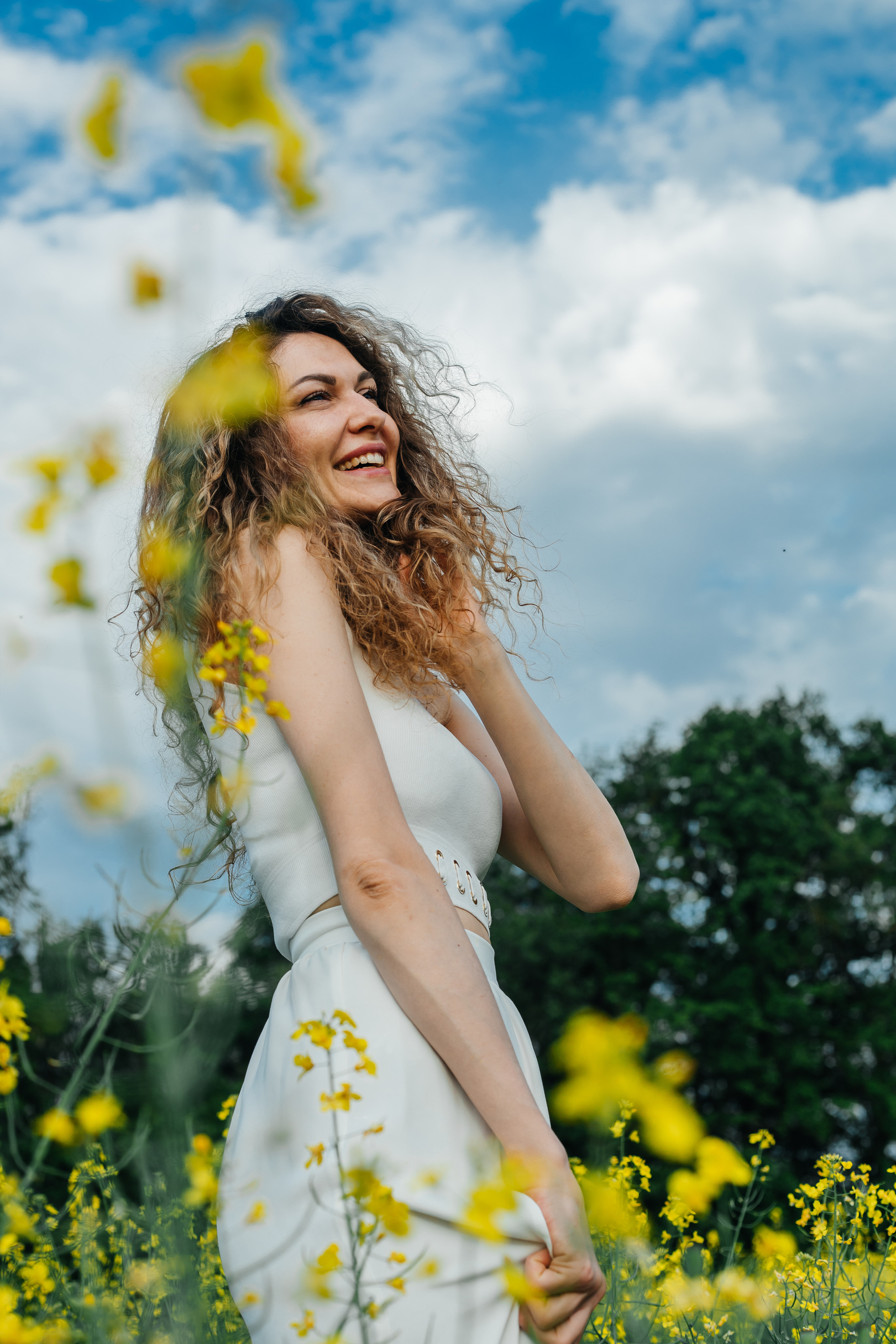 Семейная фотосессия в рапсовом поле. Свадебный и семейный фотограф в Краснодарском крае Мария Данилкина