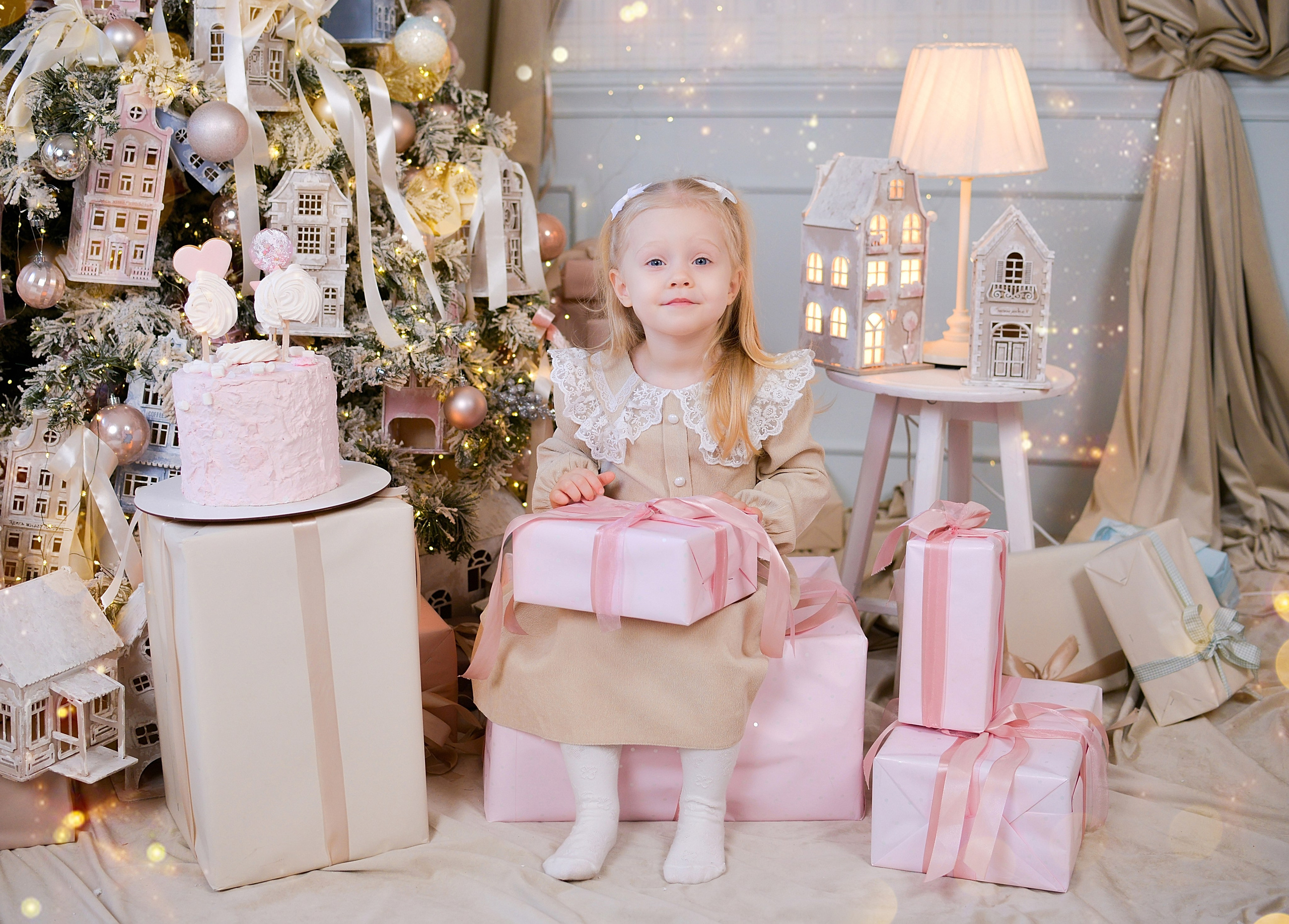 Новогодняя семейная фотосессия в Краснодаре 2023-2024. Фотограф новорожденных Краснодар Малышенко Надежда