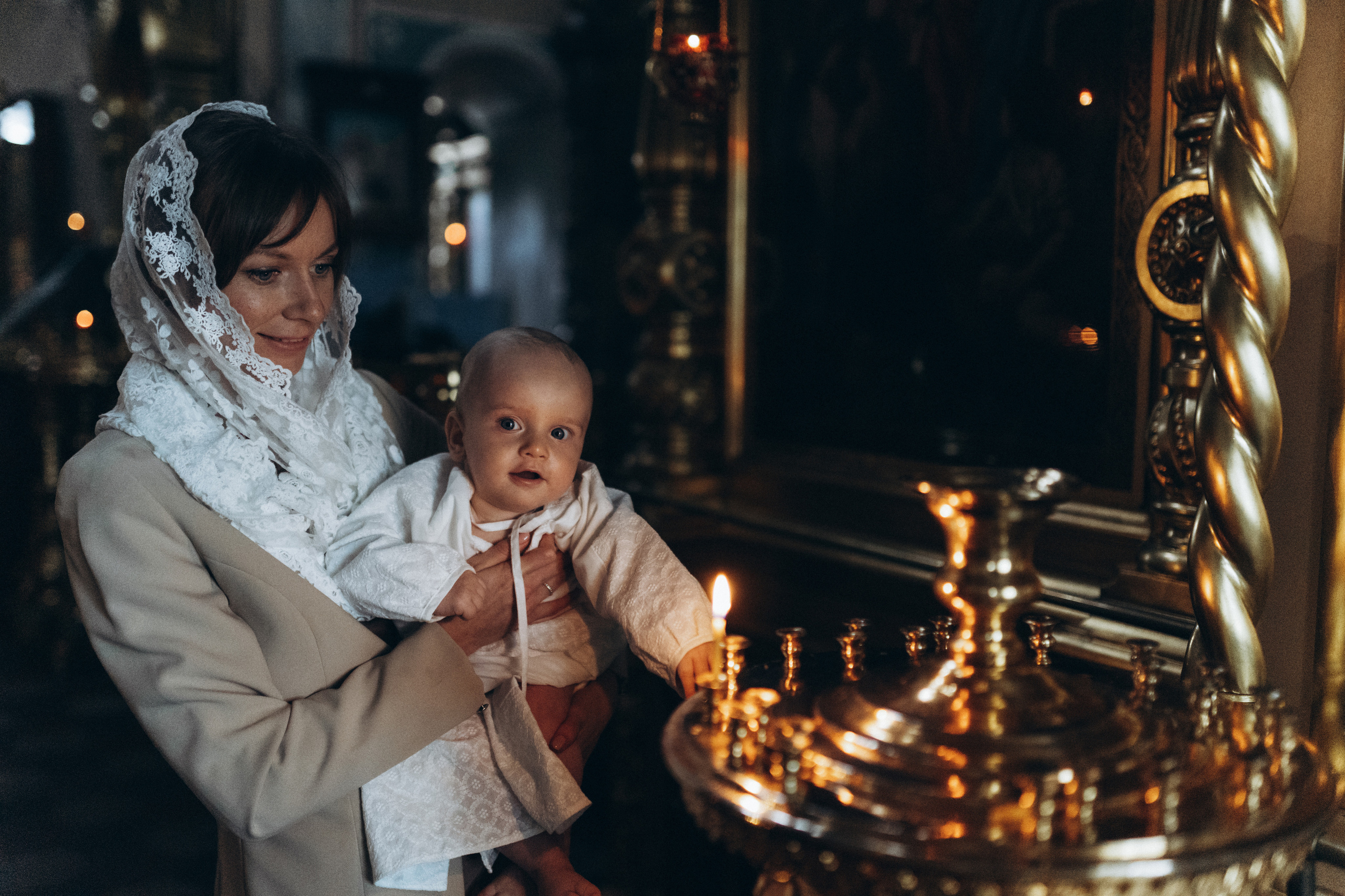 Александр, Евгения, София и Сергей /Таинство Крещения. Семейный и детский фотограф в Москве Митенкова Мария