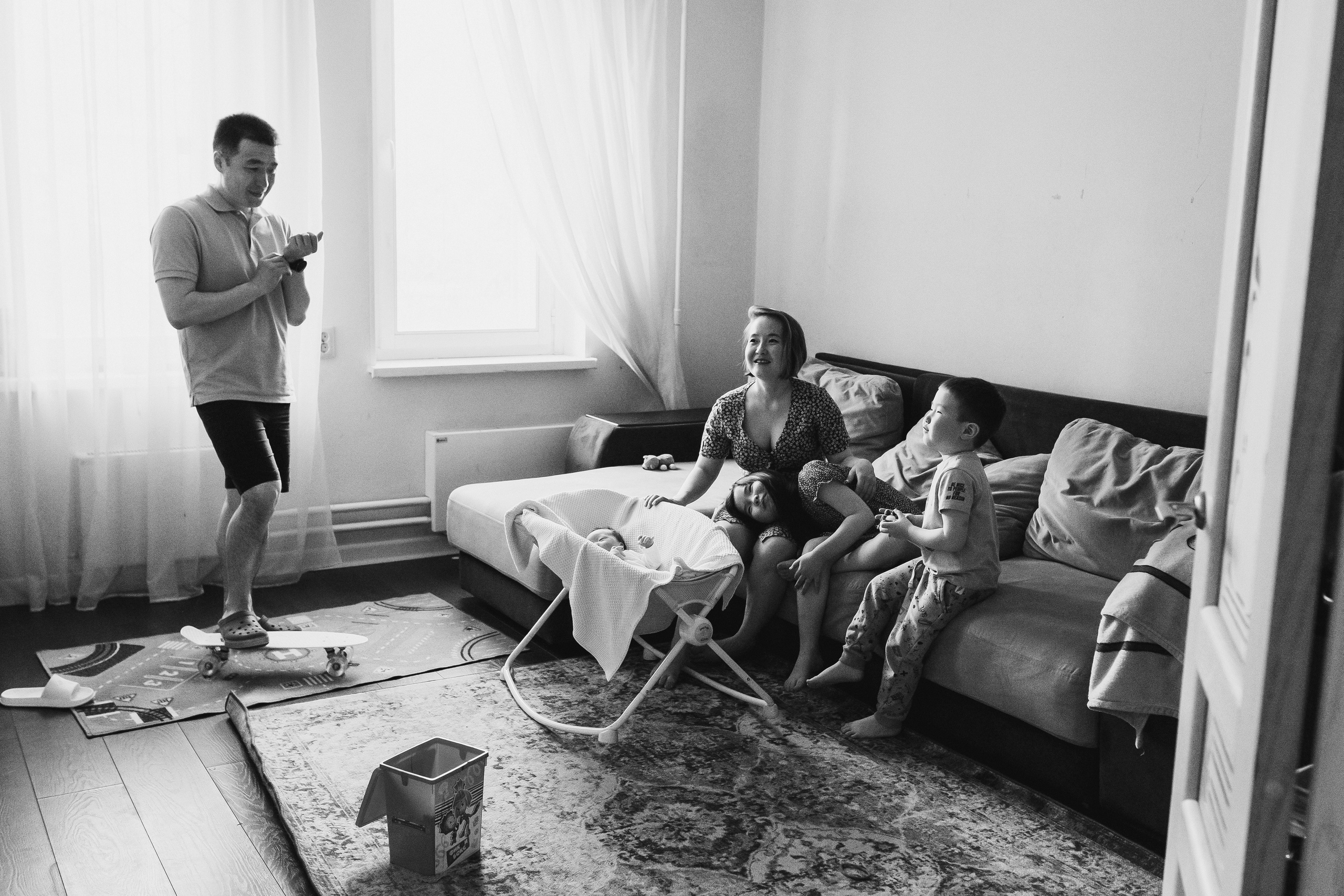 Мурат, Алия и детки Аяна, Нияз, Айлин. Семейный и детский фотограф в Москве Митенкова Мария